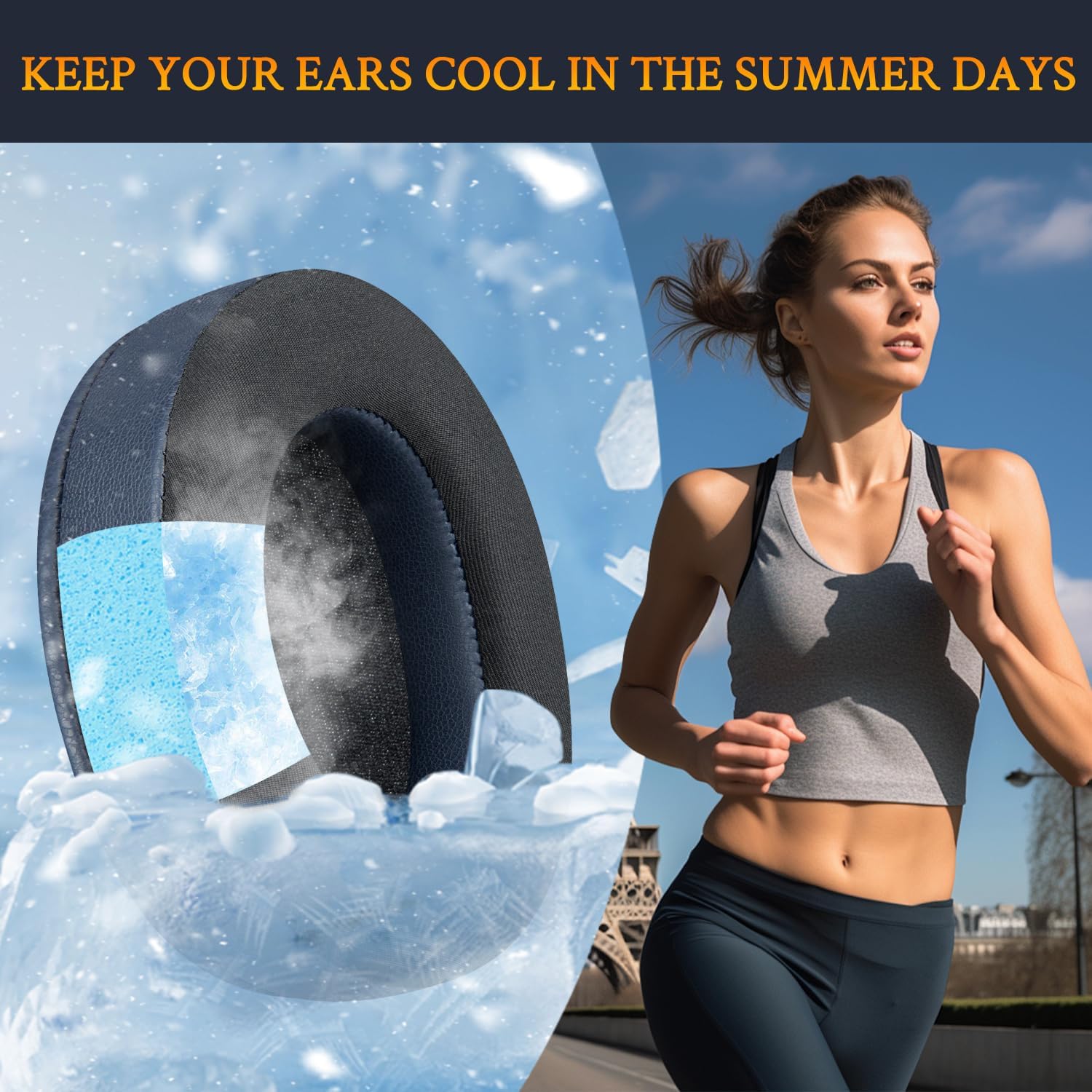 SOULWIT Earpads for Sony WH-1000XM4 - Cooling Gel