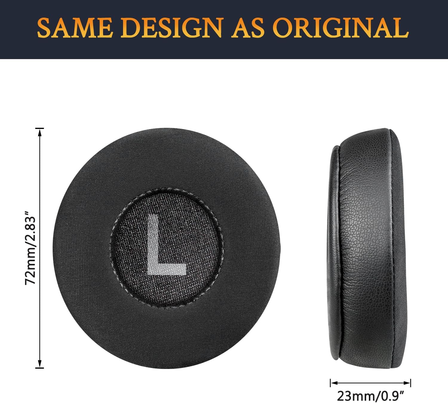 SOULWIT Earpads for Jabra Move, Elite 25h - Cooling Gel