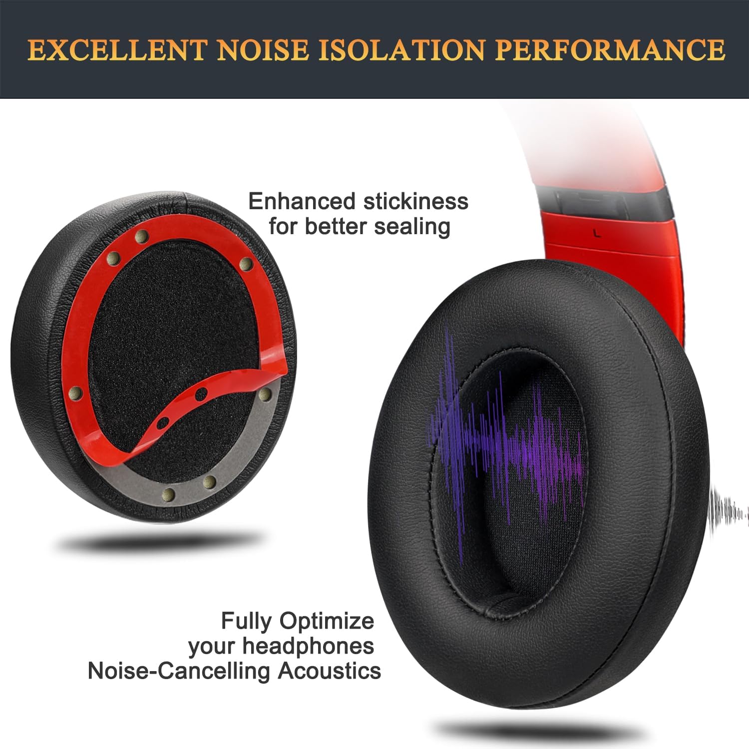 SoloWIT Earpads for Beats Studio 2 & Studio 3 - Protein Leather