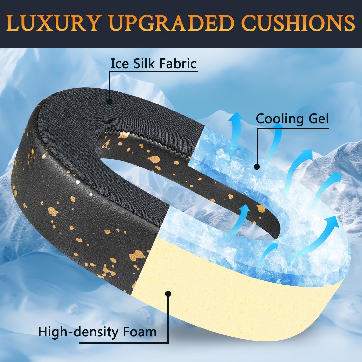 SOULWIT Earpads for Jabra Elite 85h - Cooling Gel