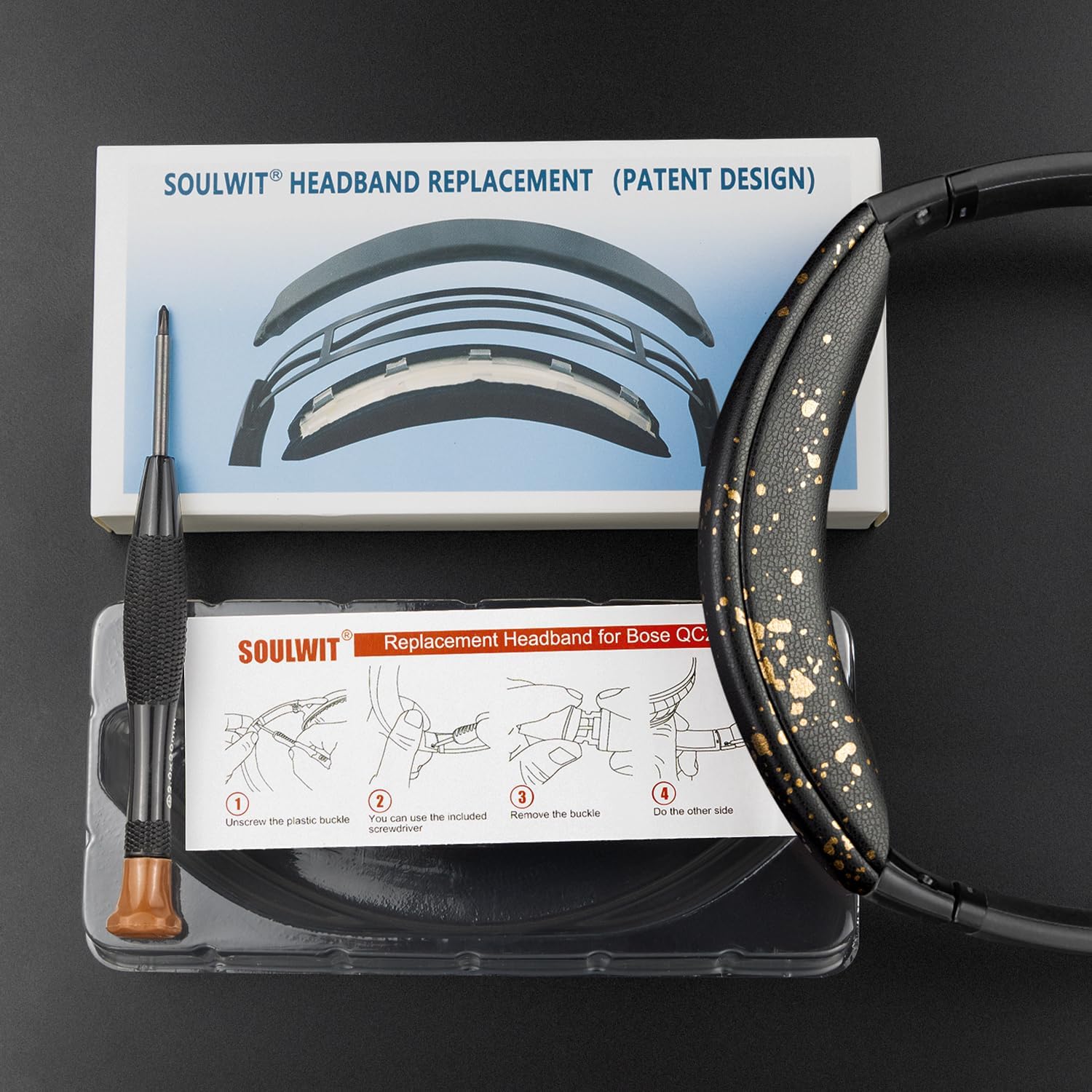 SOULWIT Headband for Bose QuietComfort 25