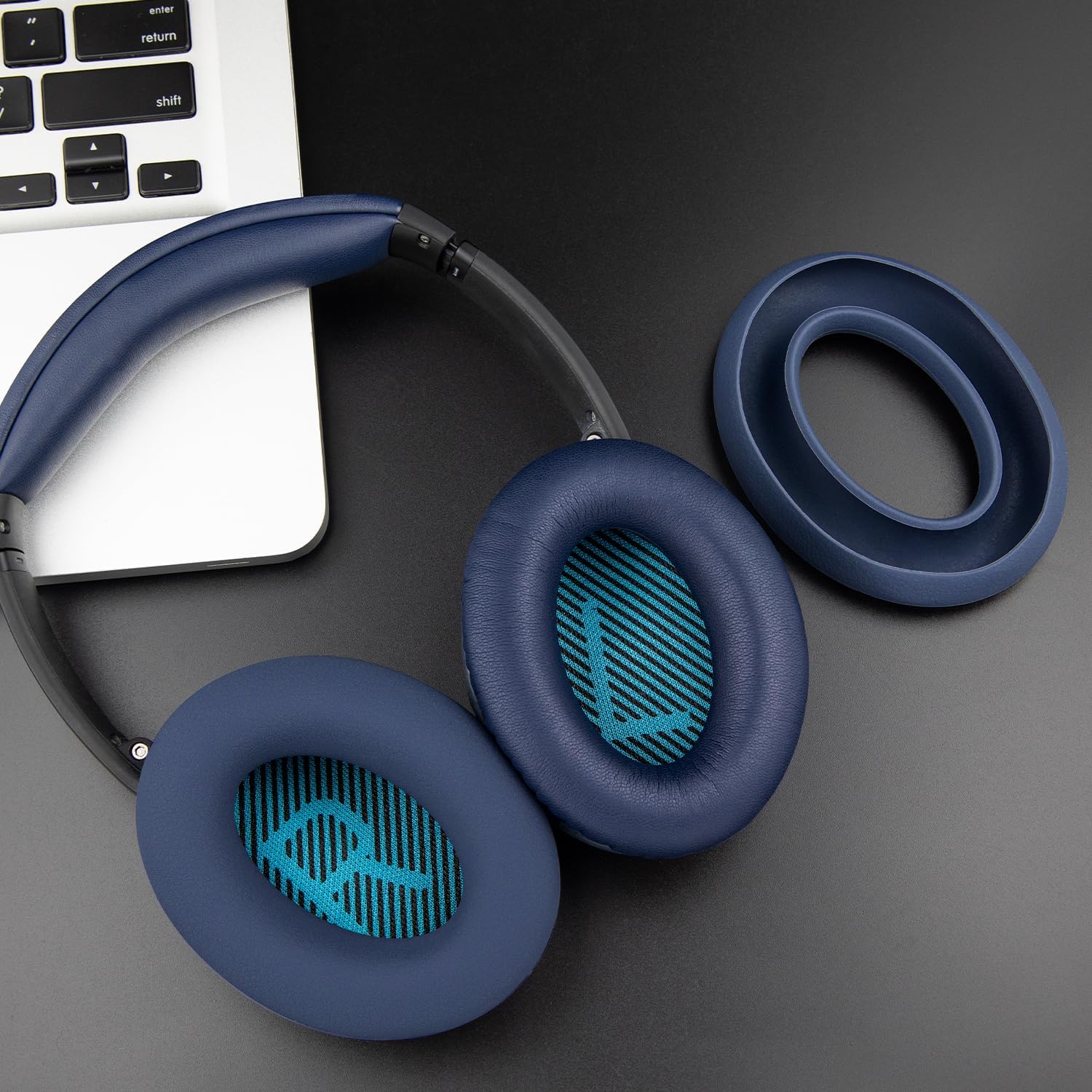 SOULWIT Replacement Kit for Bose QuietComfort 25, Earpads + Headband + Earpads Cover