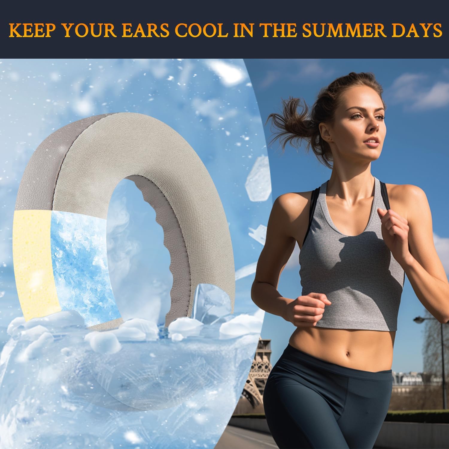 SOULWIT Earpads for Bose QuietComfort Ultra - Cooling Gel