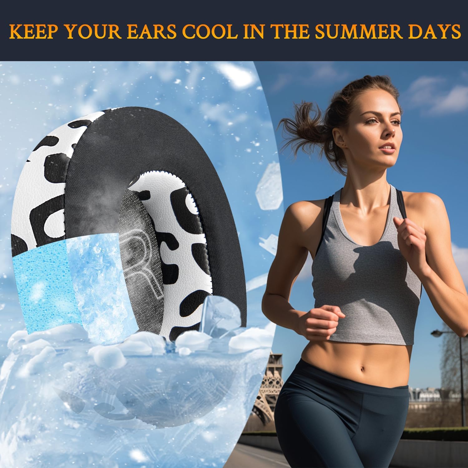 SOULWIT Earpads for SteelSeries Arctis Nova Pro Wired, Arctis Nova 1/3 Wired, Arctis Nova 4/5/7 Wireless - Cooling Gel