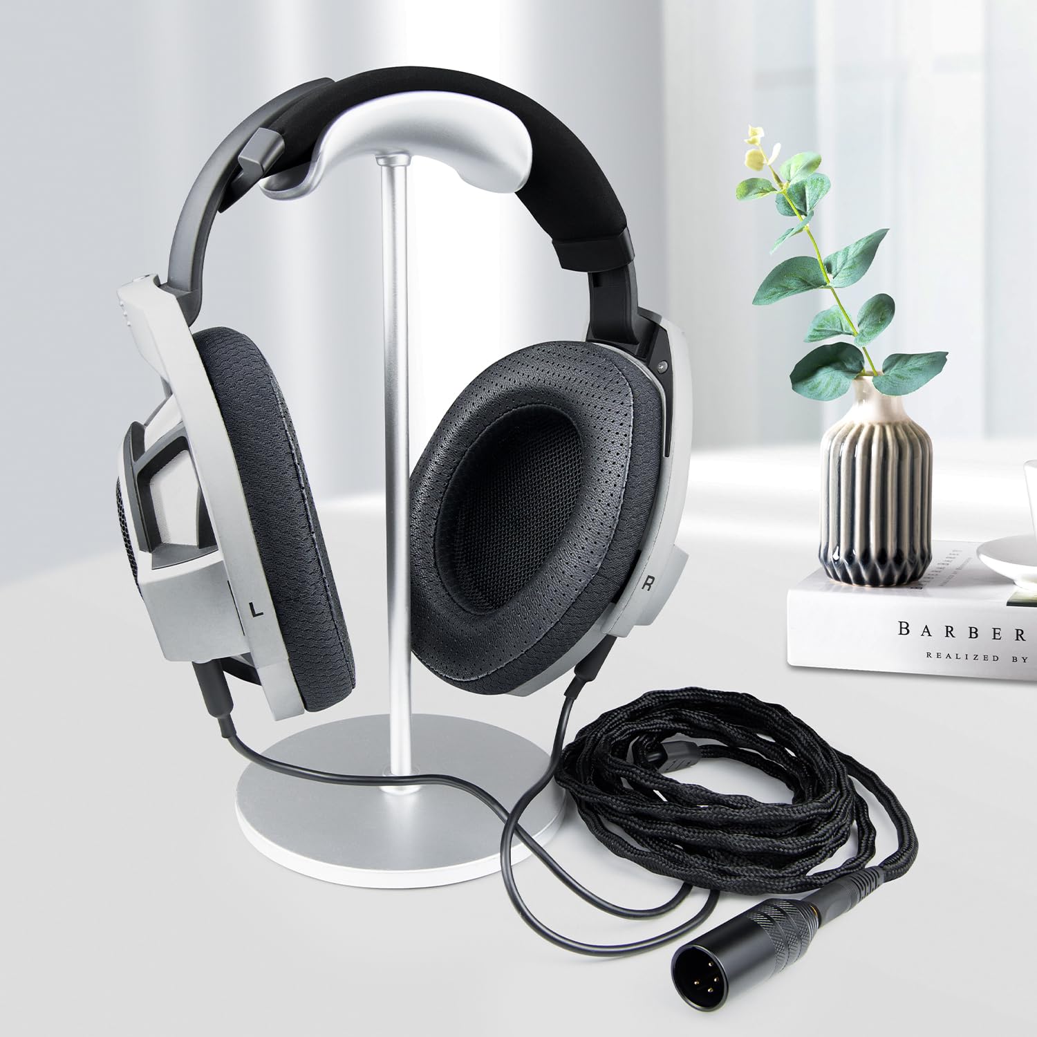 SOULWIT Headphone Audio Cable for Sennheiser HD800/HD800S/HD820, 3 m/10 ft, 4.4 mm Plug & XLR Connector