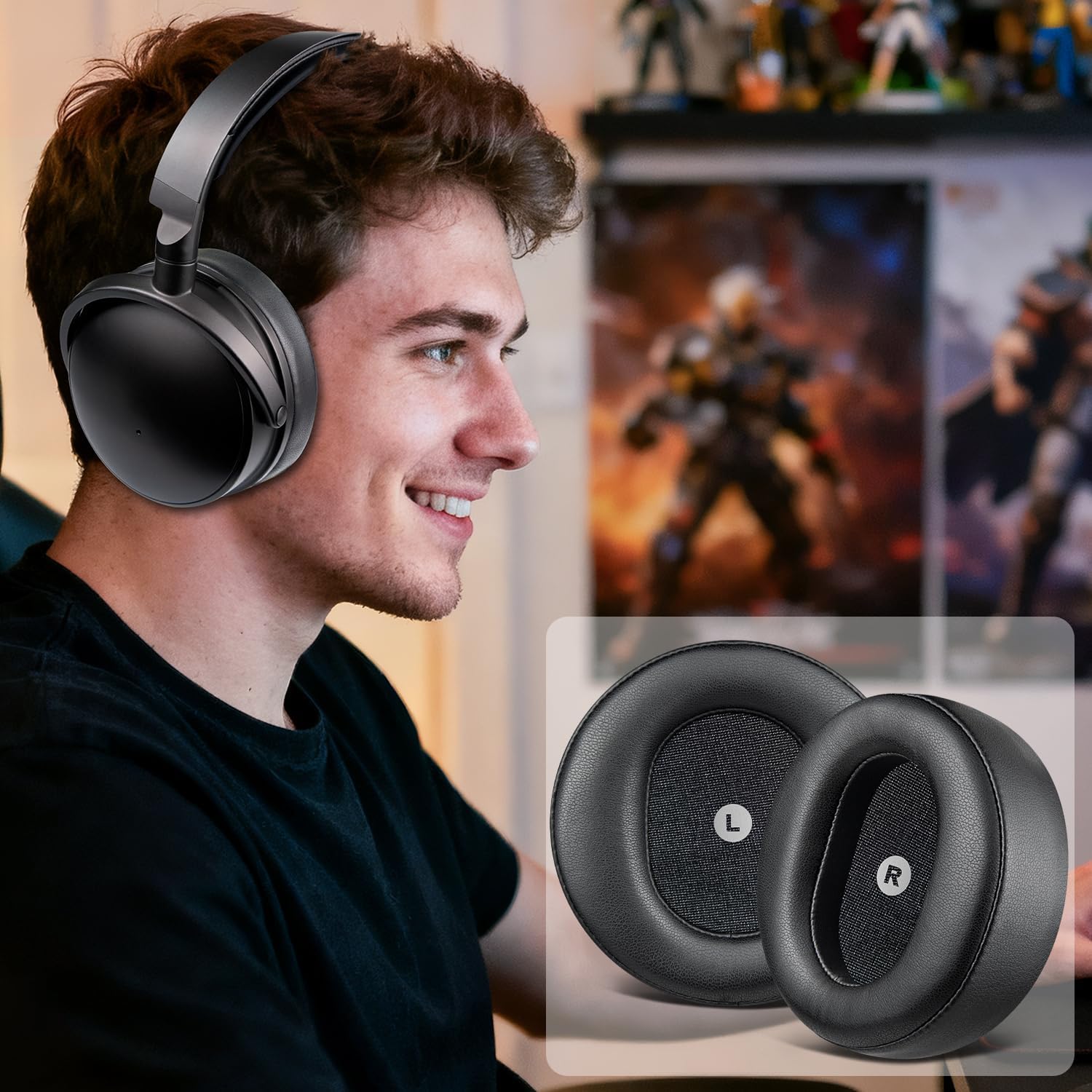 SOULWIT Earpads for Audeze Maxwell - Protein Leather