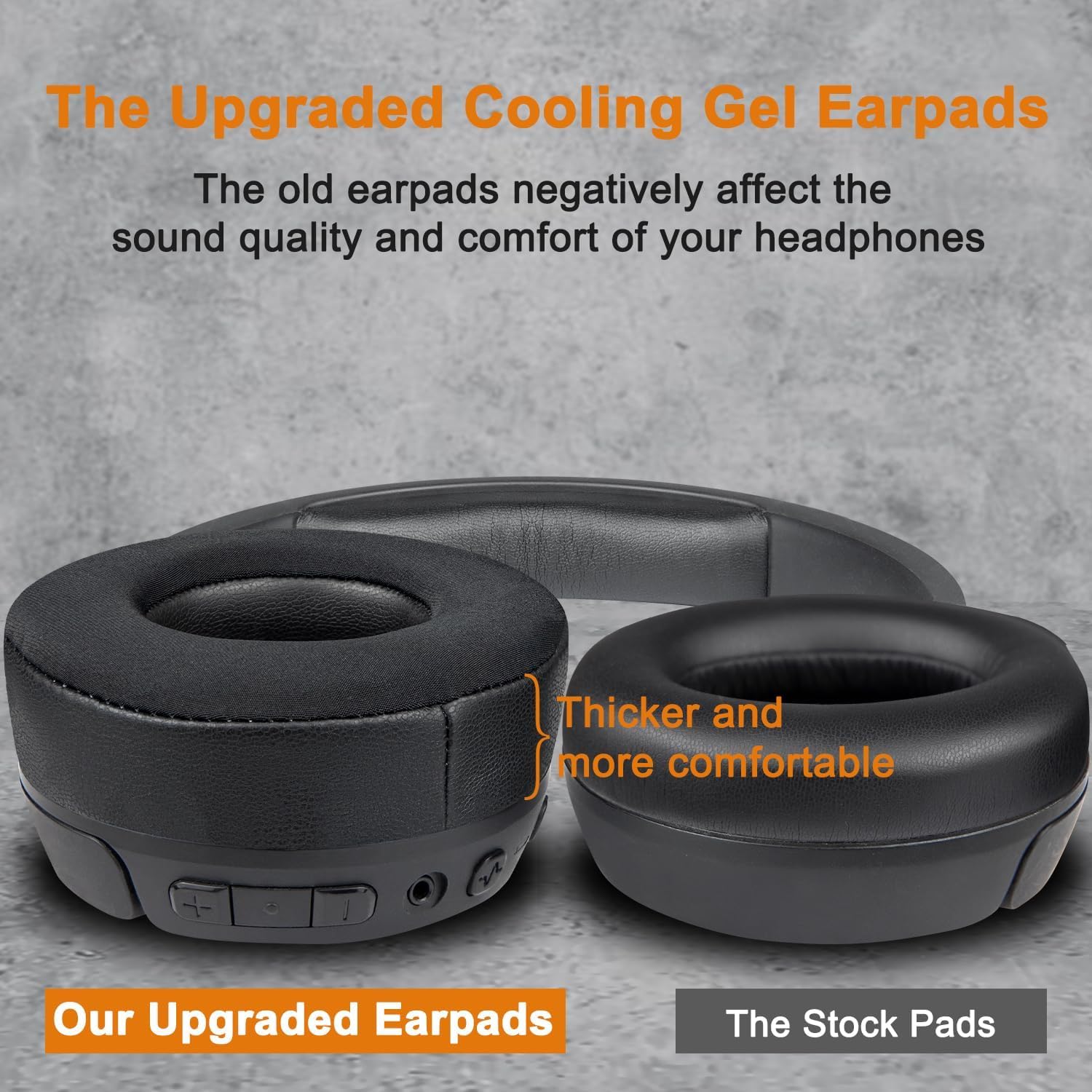 SOULWIT Earpads for JBL Tune 600BTNC / 660NC / 670NC - Cooling Gel