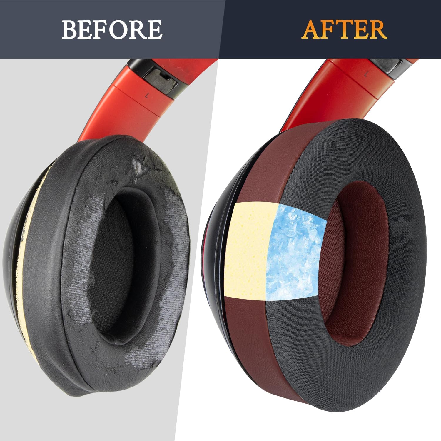 SoloWIT Earpads for Beats Studio 2 & Studio 3 - Cooling Gel