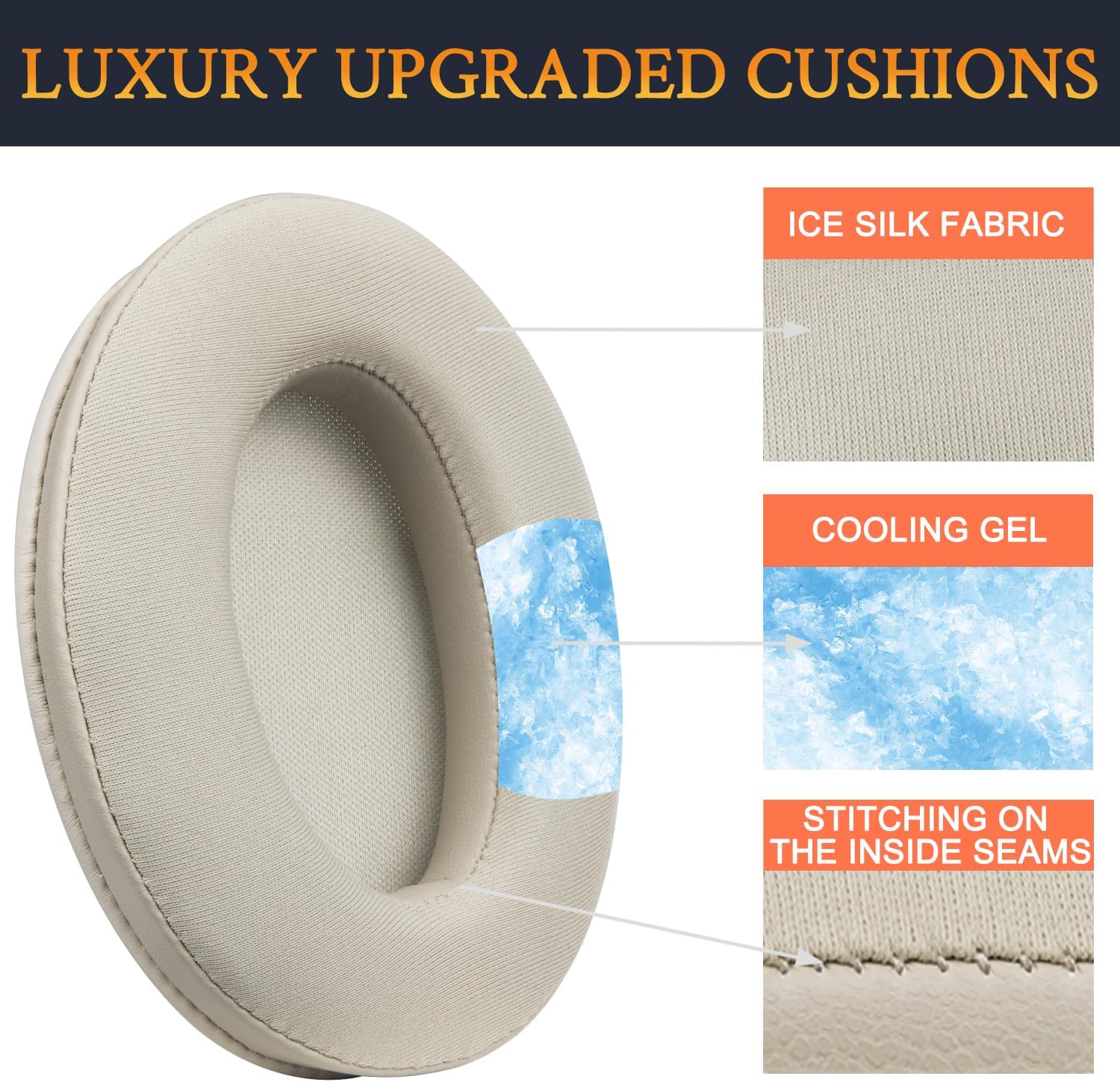 SOULWIT Earpads for Sony WH-1000XM3 - Cooling Gel