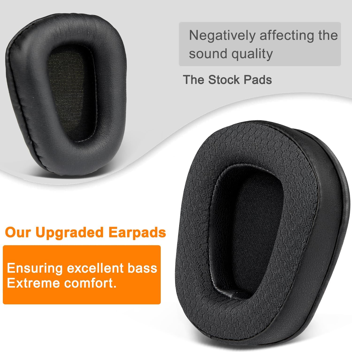 SOULWIT Earpads for BlueParrott B550-XT - Mesh Fabric