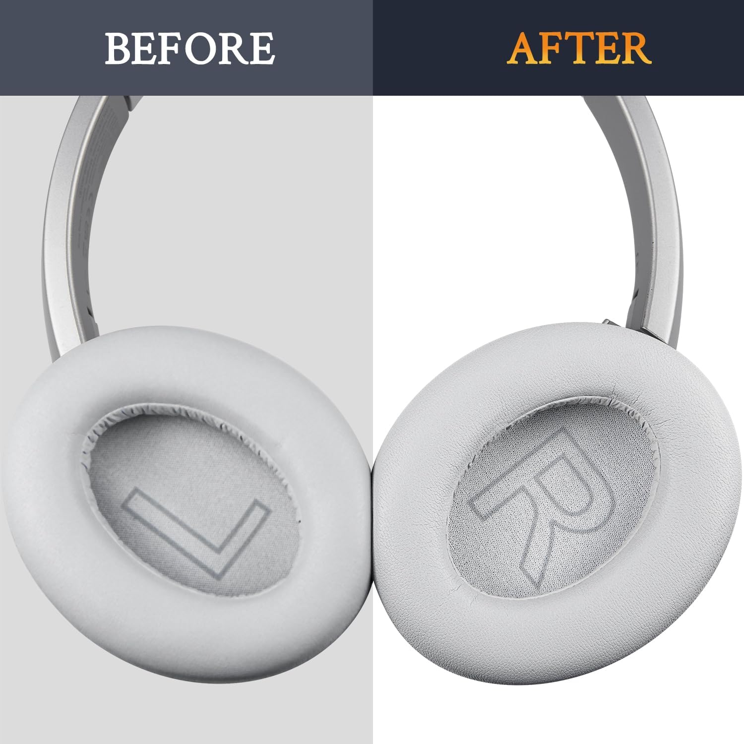 SOULWIT Earpads for Anker Soundcore Life 2 / Life Q20 / Life Q20+ / Q20i - Protein Leather