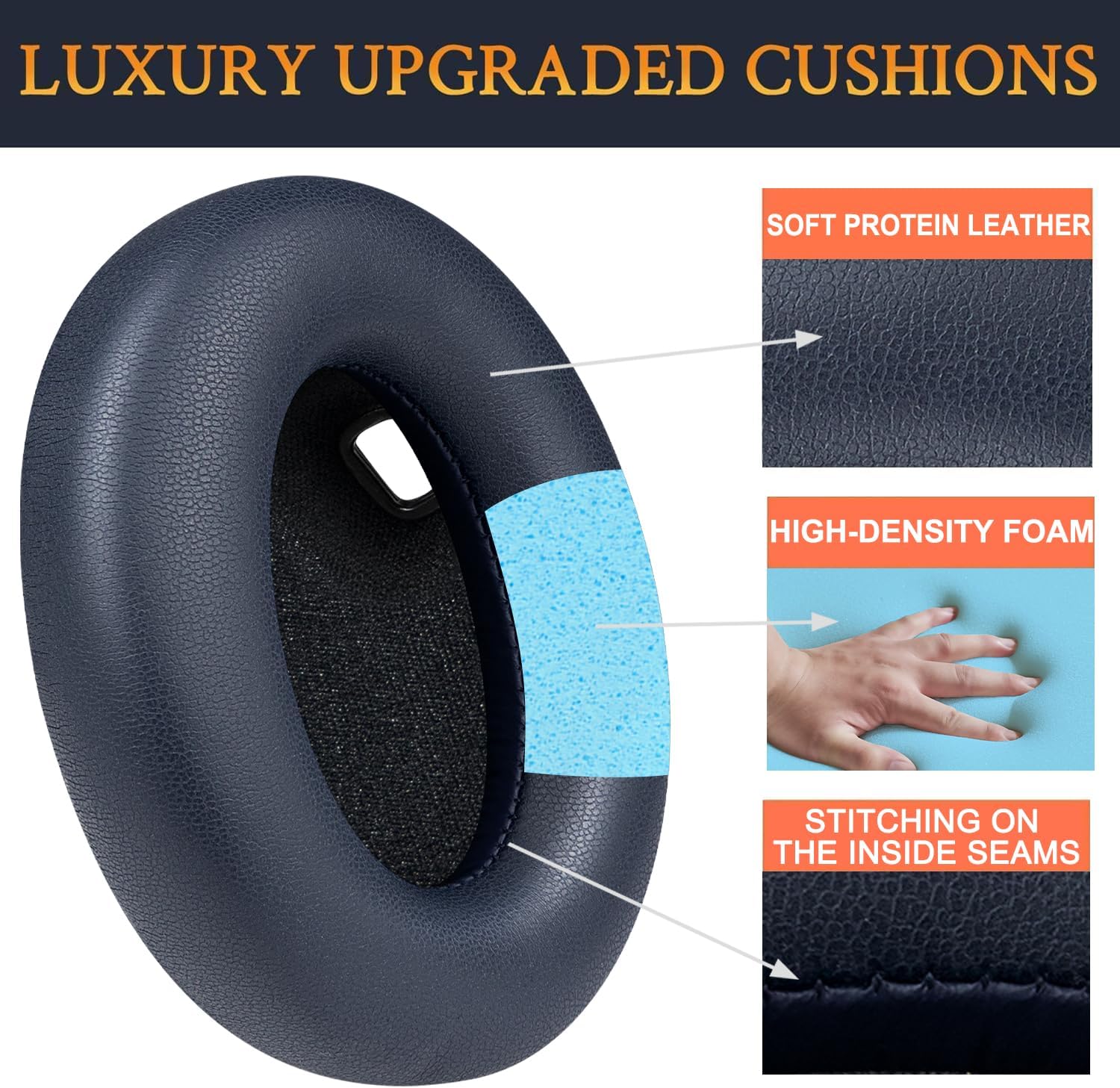 SOULWIT Earpads for Sony WH-1000XM4 - Protein Leather
