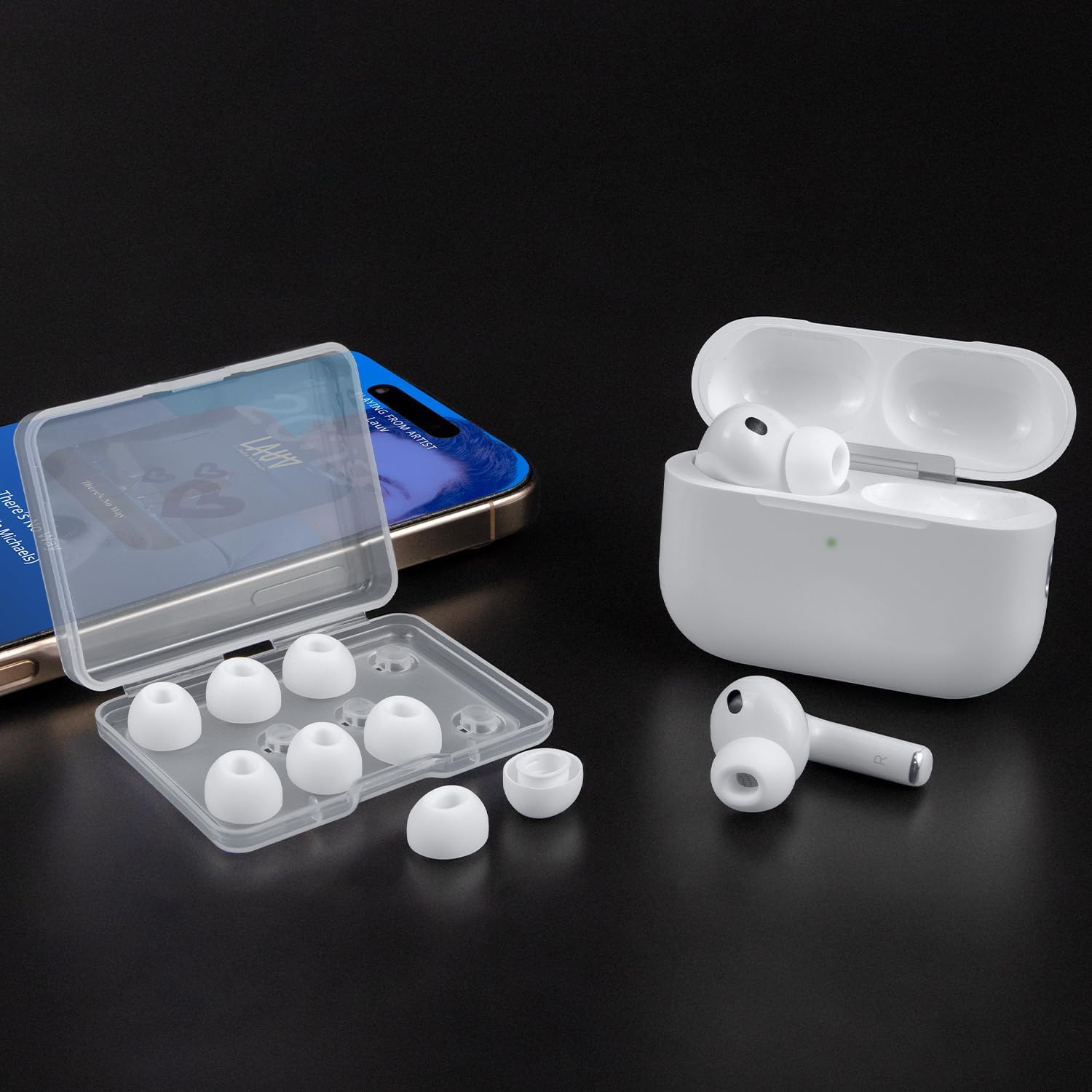 SOULWIT Silicone Ear Tips for AirPods Pro 3 - 5 pairs