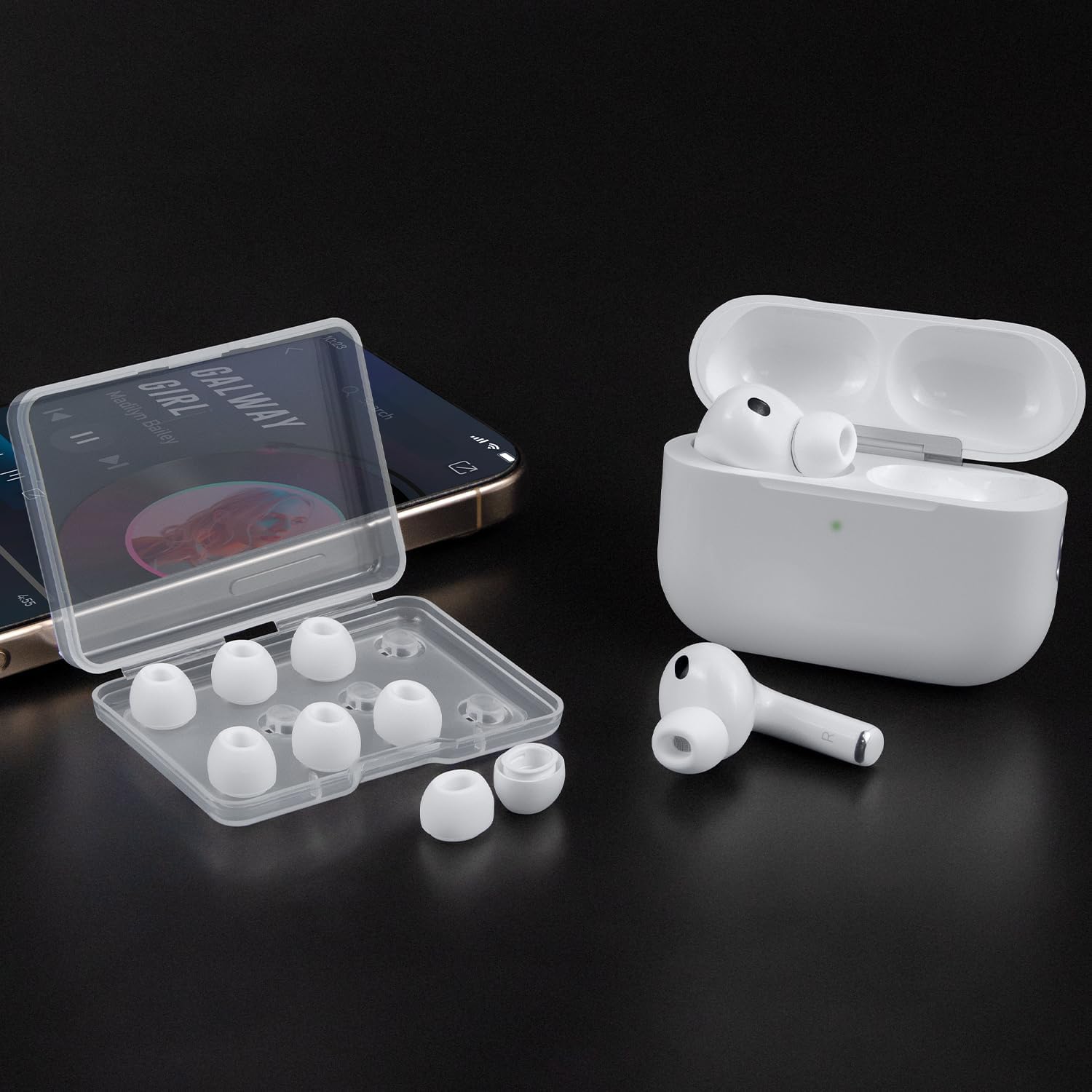 SOULWIT Silicone Ear Tips for AirPods Pro 3 - 5 pairs