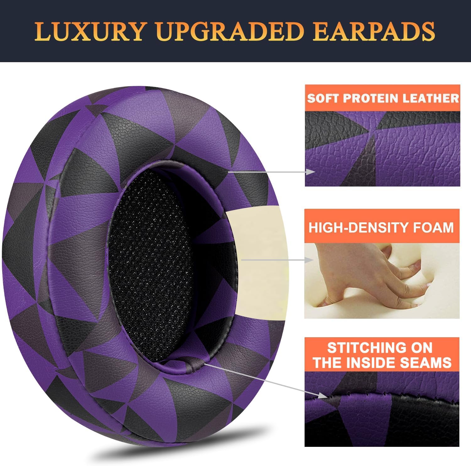 SoloWIT Earpads for Beats Studio 2 & Studio 3 - Protein Leather