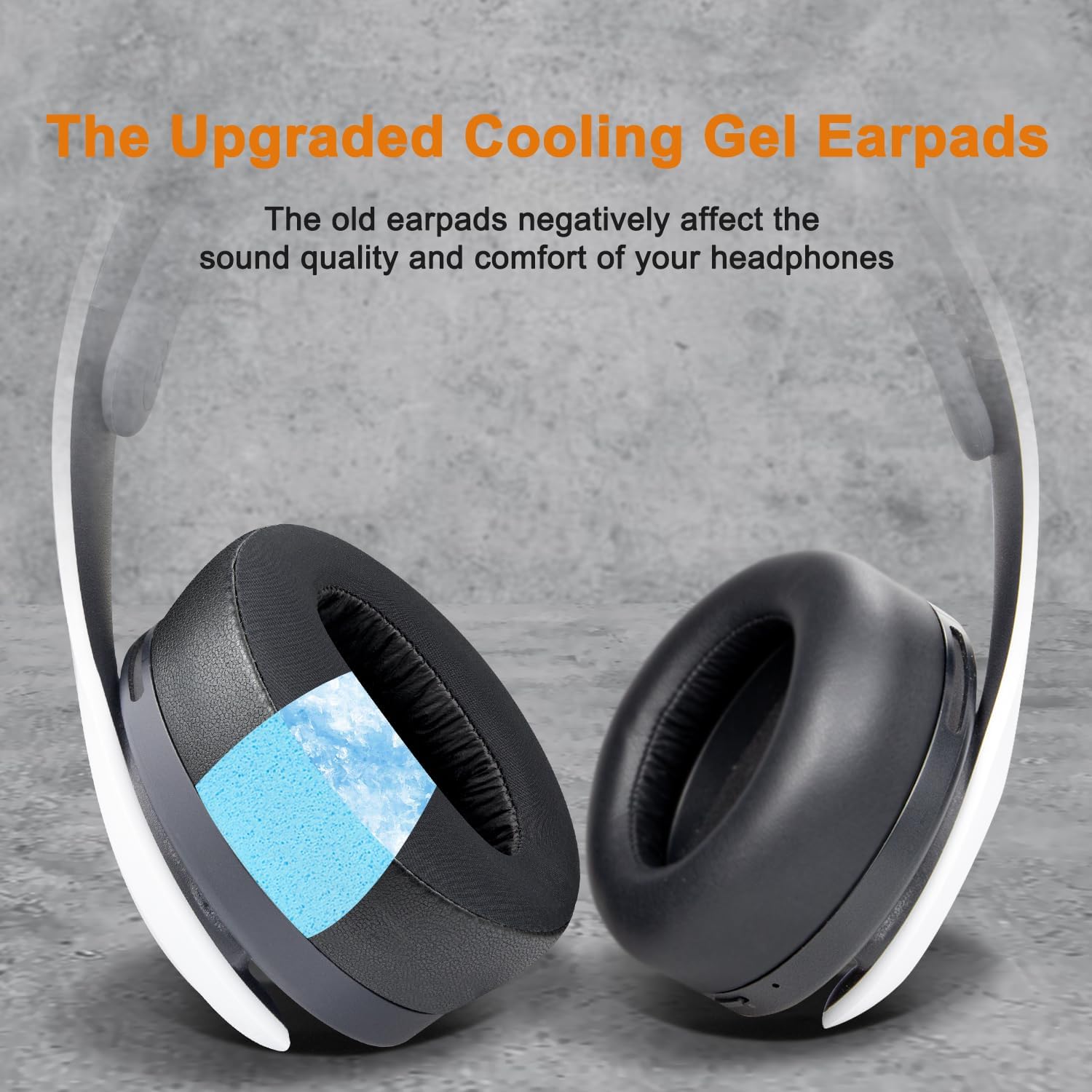 SOULWIT Earpads for Sony PlayStation 5 Pulse PS5 3D - Cooling Gel
