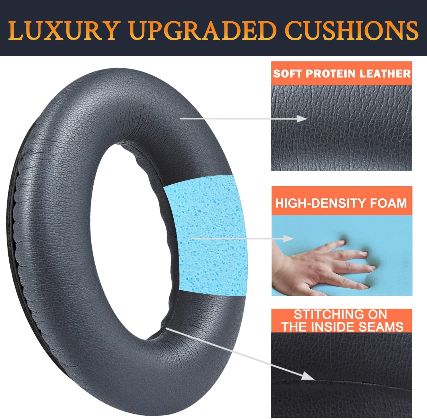 SoloWIT Earpads for Bose QuietComfort 25 - Protein Leather