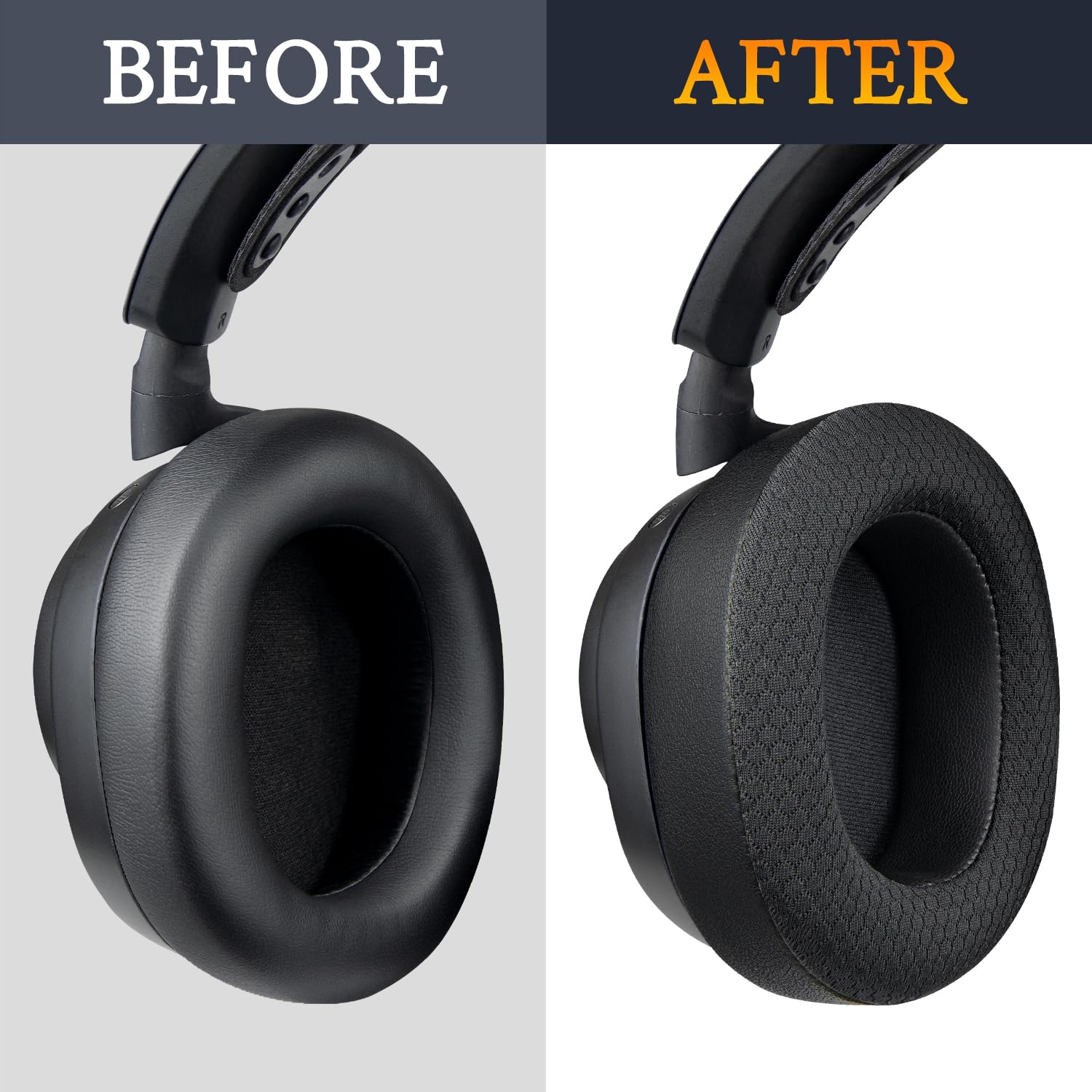 SOULWIT Earpads for SteelSeries Arctis Nova Pro Wireless, Arctis Nova Elite - Mesh Fabric