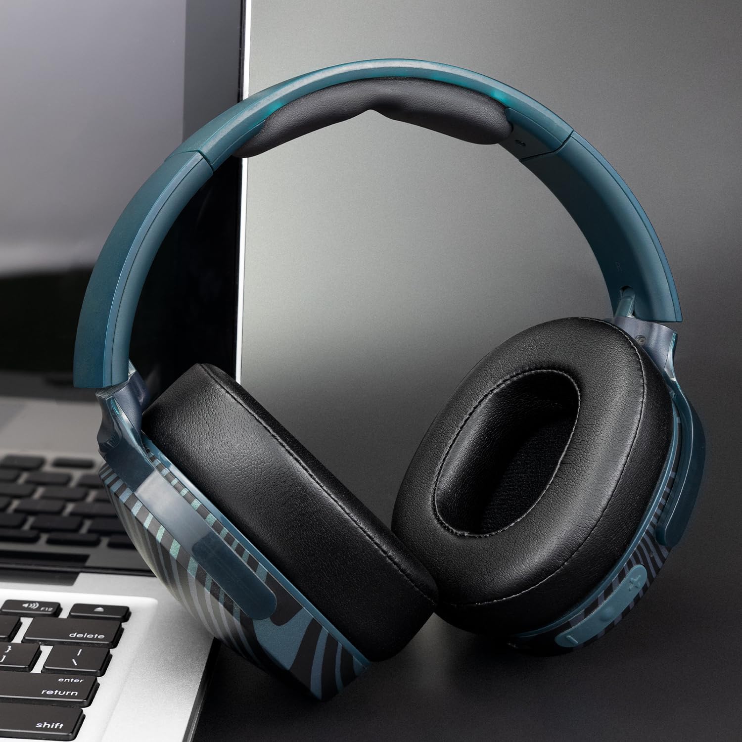 SOULWIT Earpads for Skullcandy Hesh 3/ANC/Evo & Crusher Wireless/ANC/Evo & Venue ANC - Protein Leather