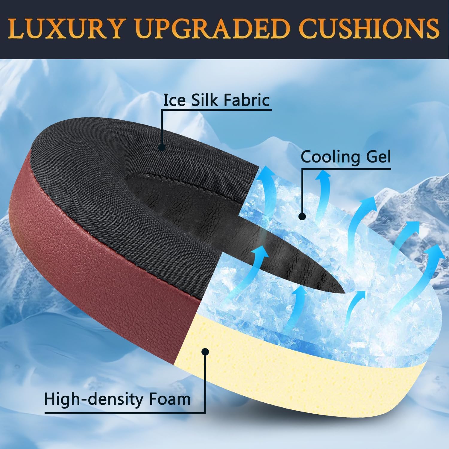 SOULWIT Earpads for Bose 700 - Cooling Gel