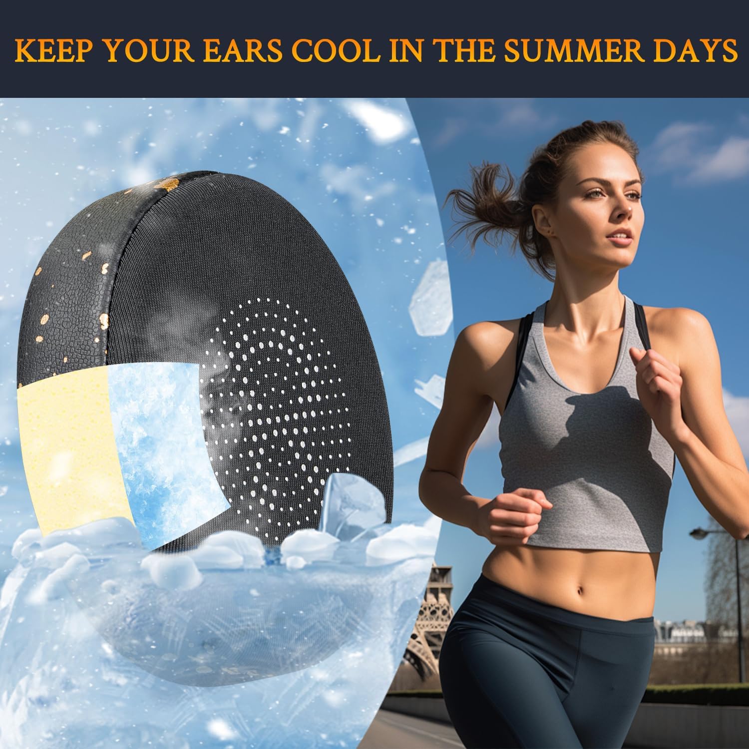 SOULWIT Earpads for Jabra Evolve2 65/40, Elite 45h - Cooling Gel