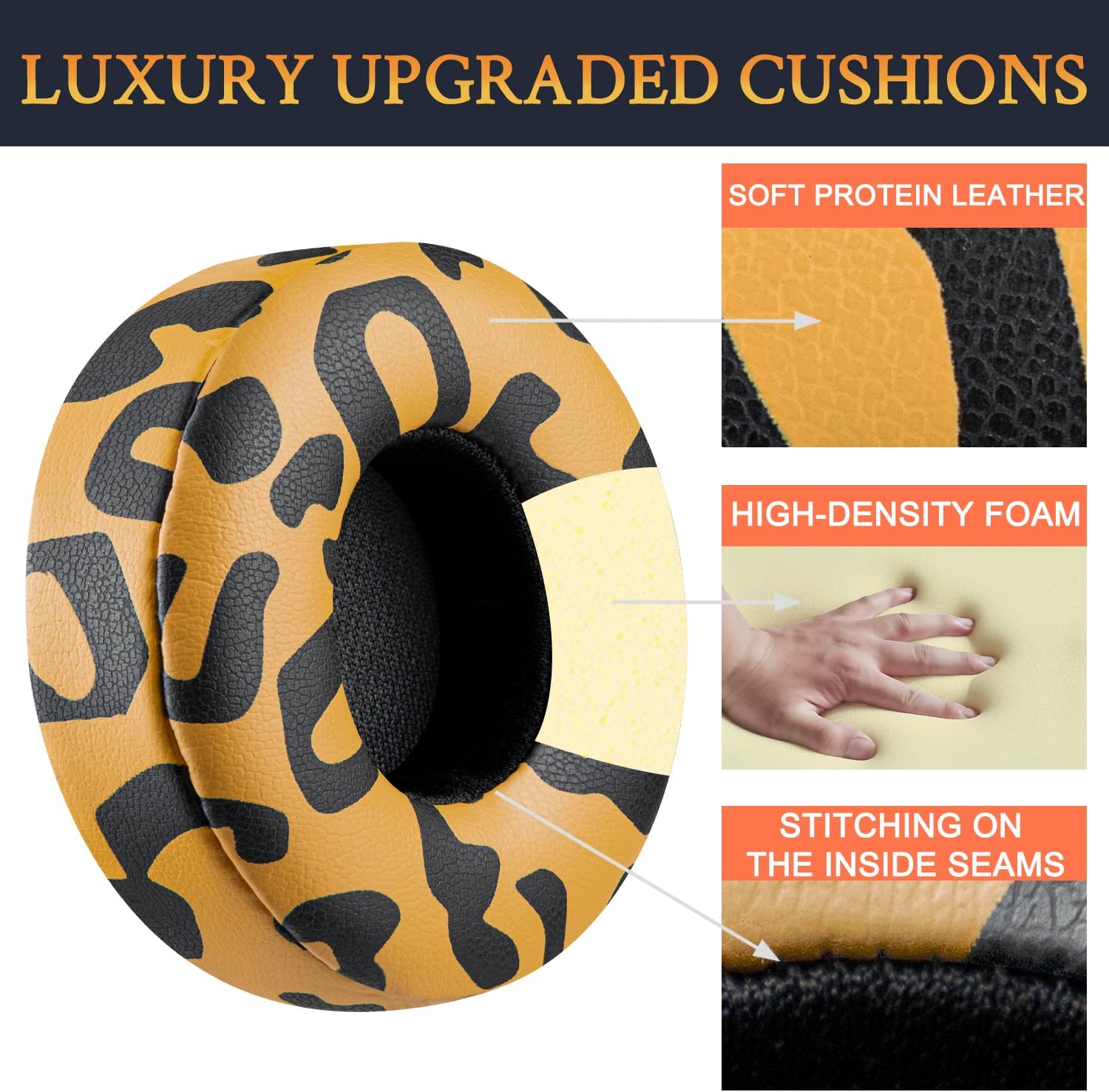 SoloWIT Earpads for Beats Solo 2 & Solo 3 - Protein Leather