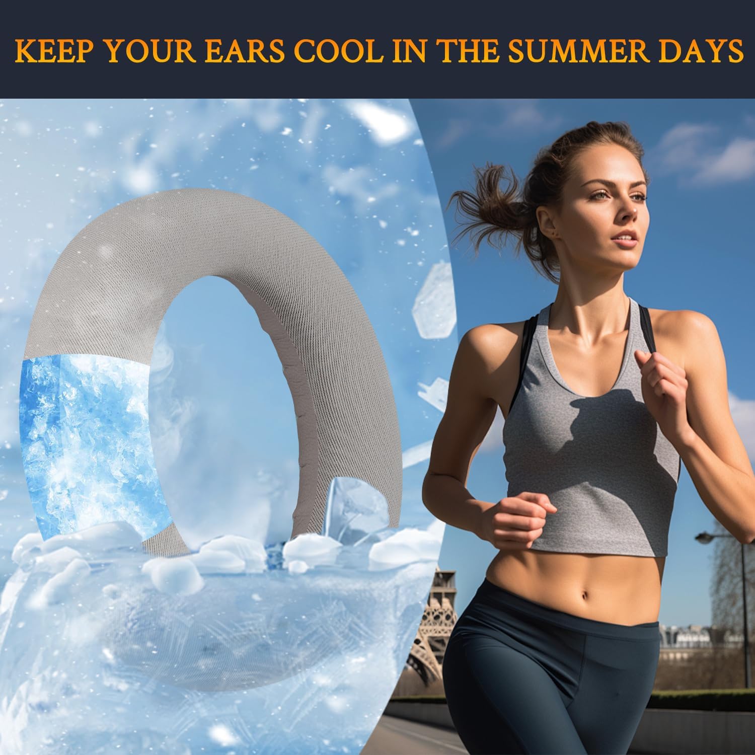 SOULWIT Earpads for Bose QuietComfort Ultra - Full Cooling Gel