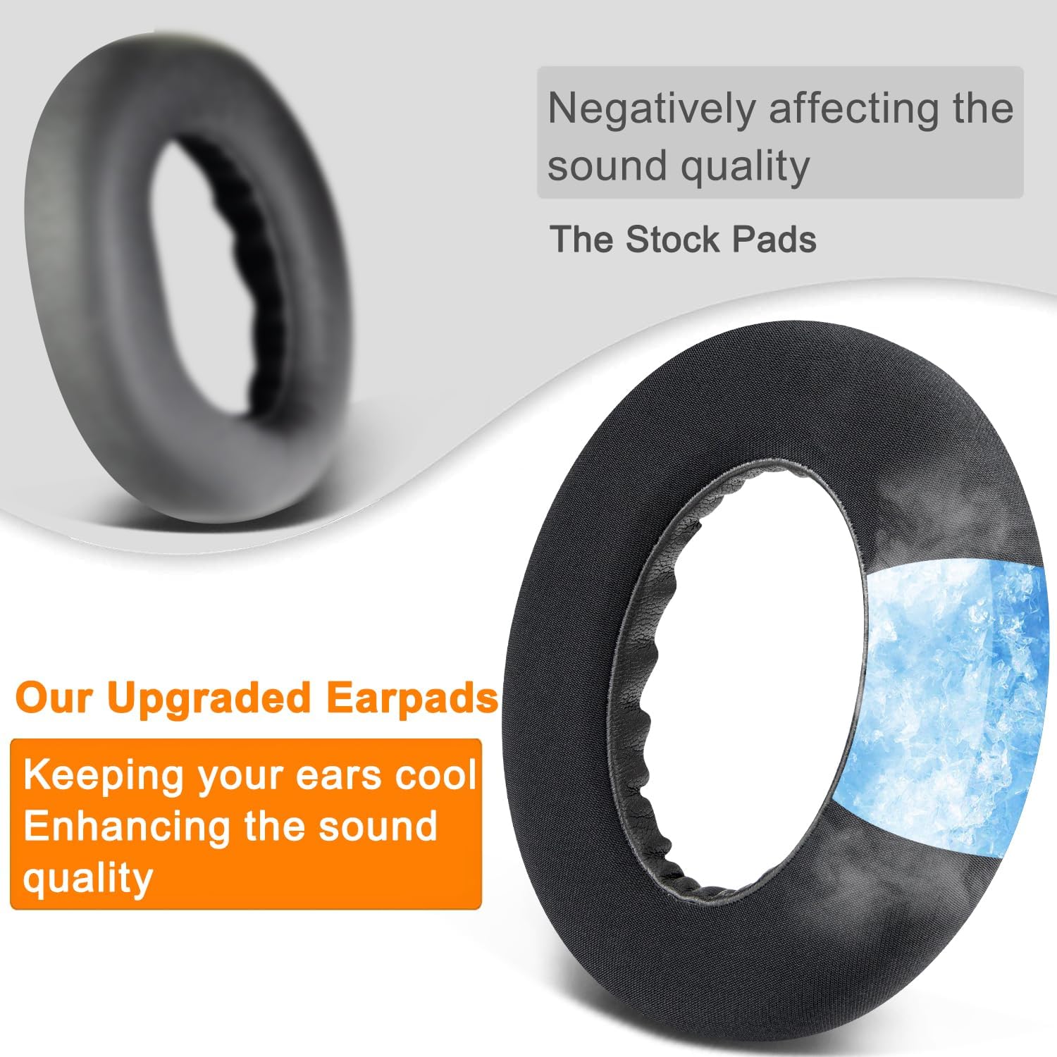 SOULWIT Earpads for Bose QuietComfort Ultra - Full Cooling Gel