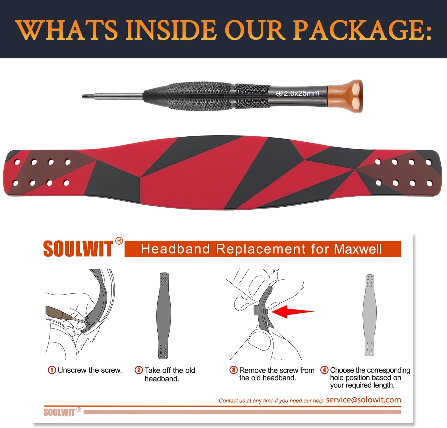 SOULWIT Silicone Headband for Audeze Maxwell