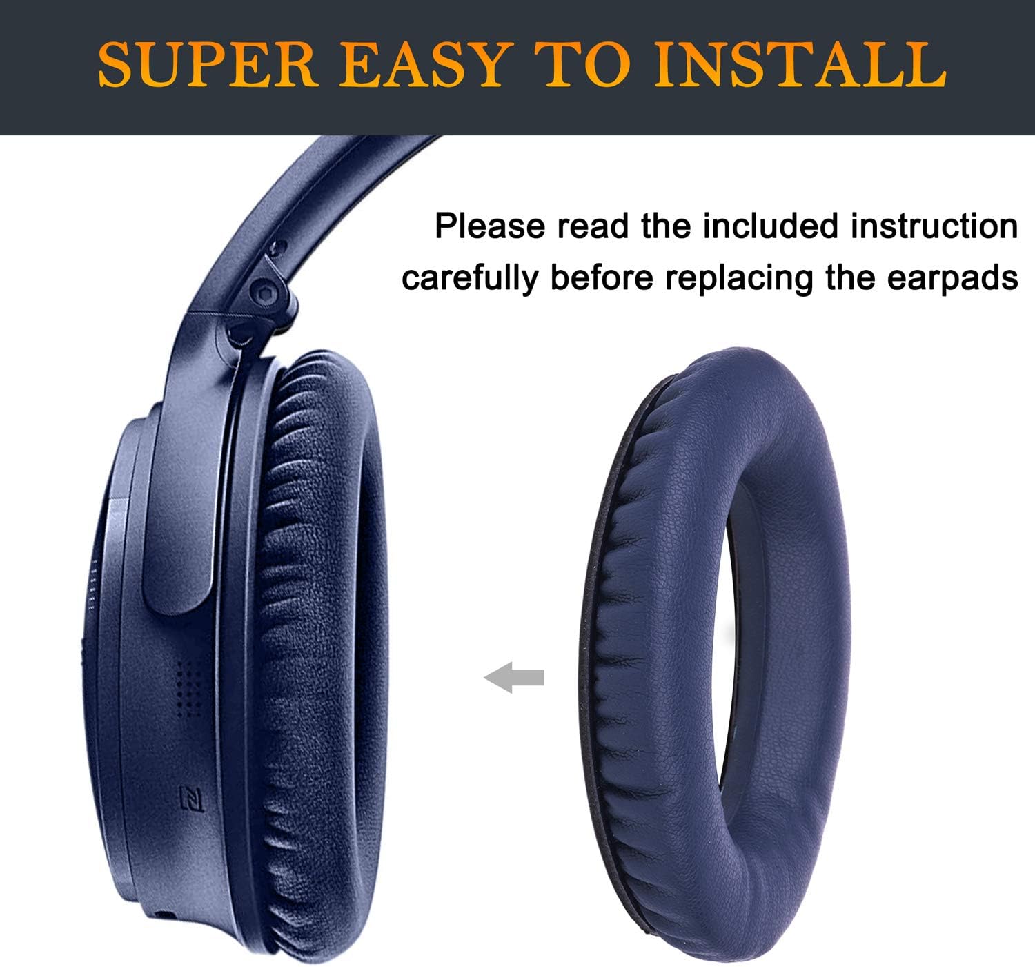 SoloWIT Earpads for Bose QuietComfort 35 Series - Protein Leather