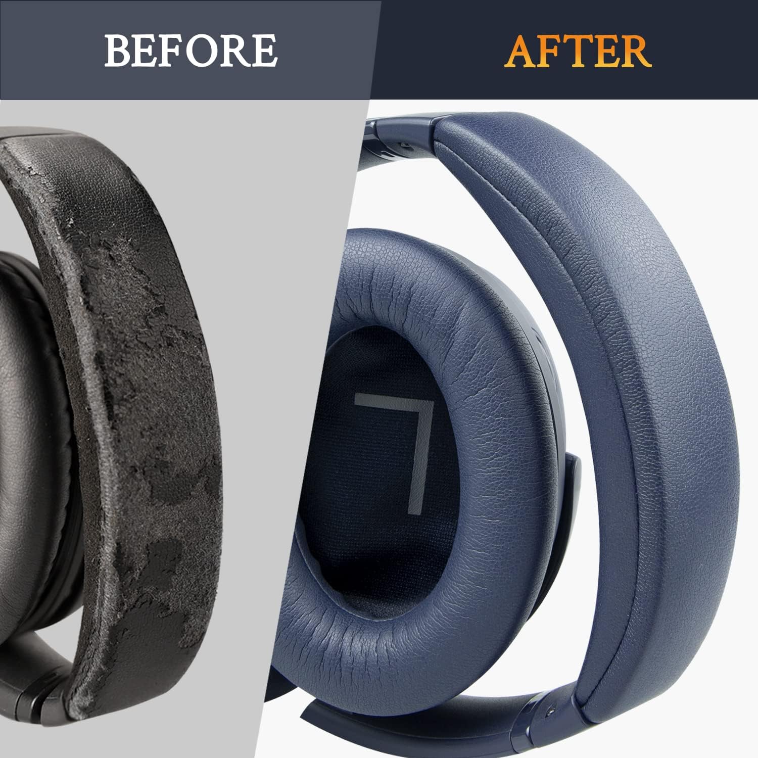 SOULWIT Replacement Kit for Bose QuietComfort 45 Series, Earpads + Headband + Earpads Cover