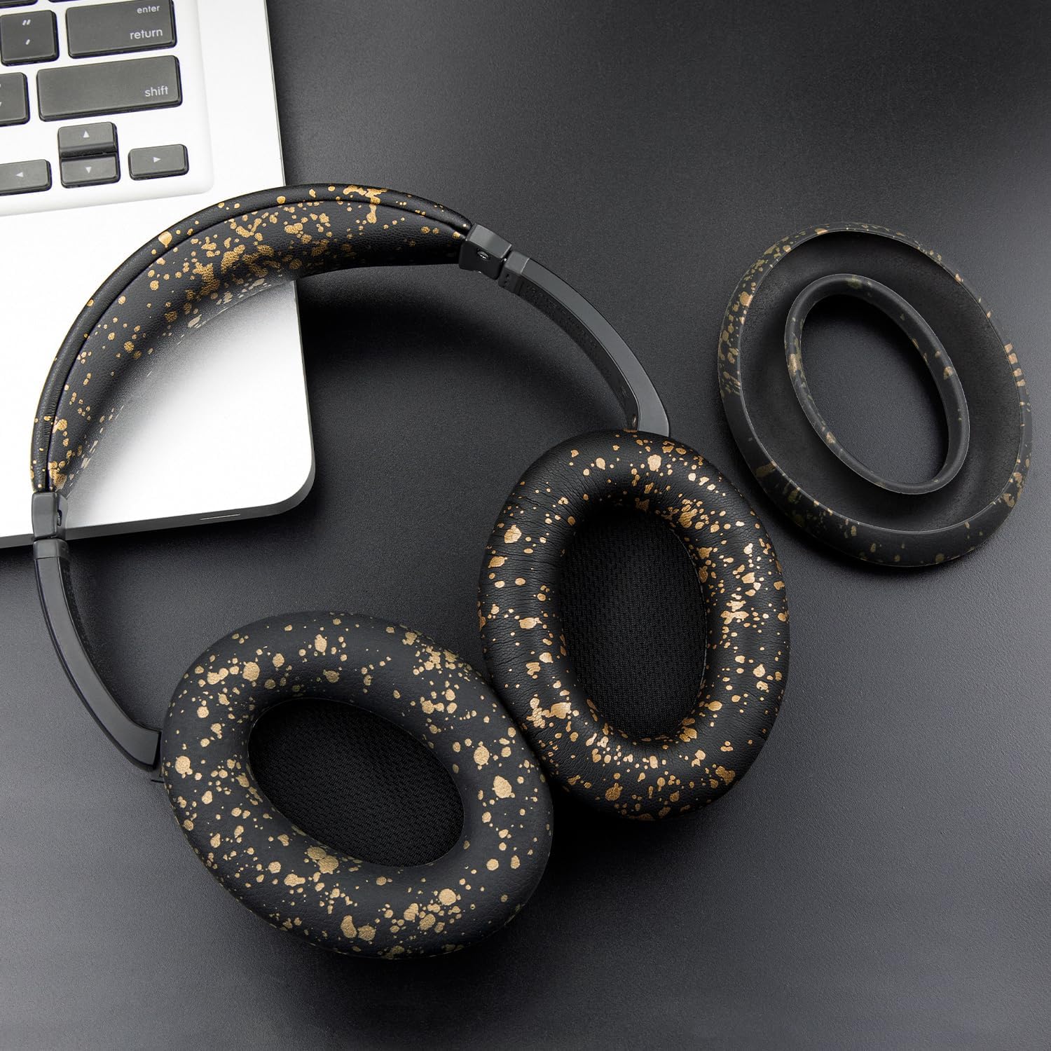 SOULWIT Replacement Kit for Bose QuietComfort 15, QuietComfort 2, Earpads + Headband + Earpads Cover