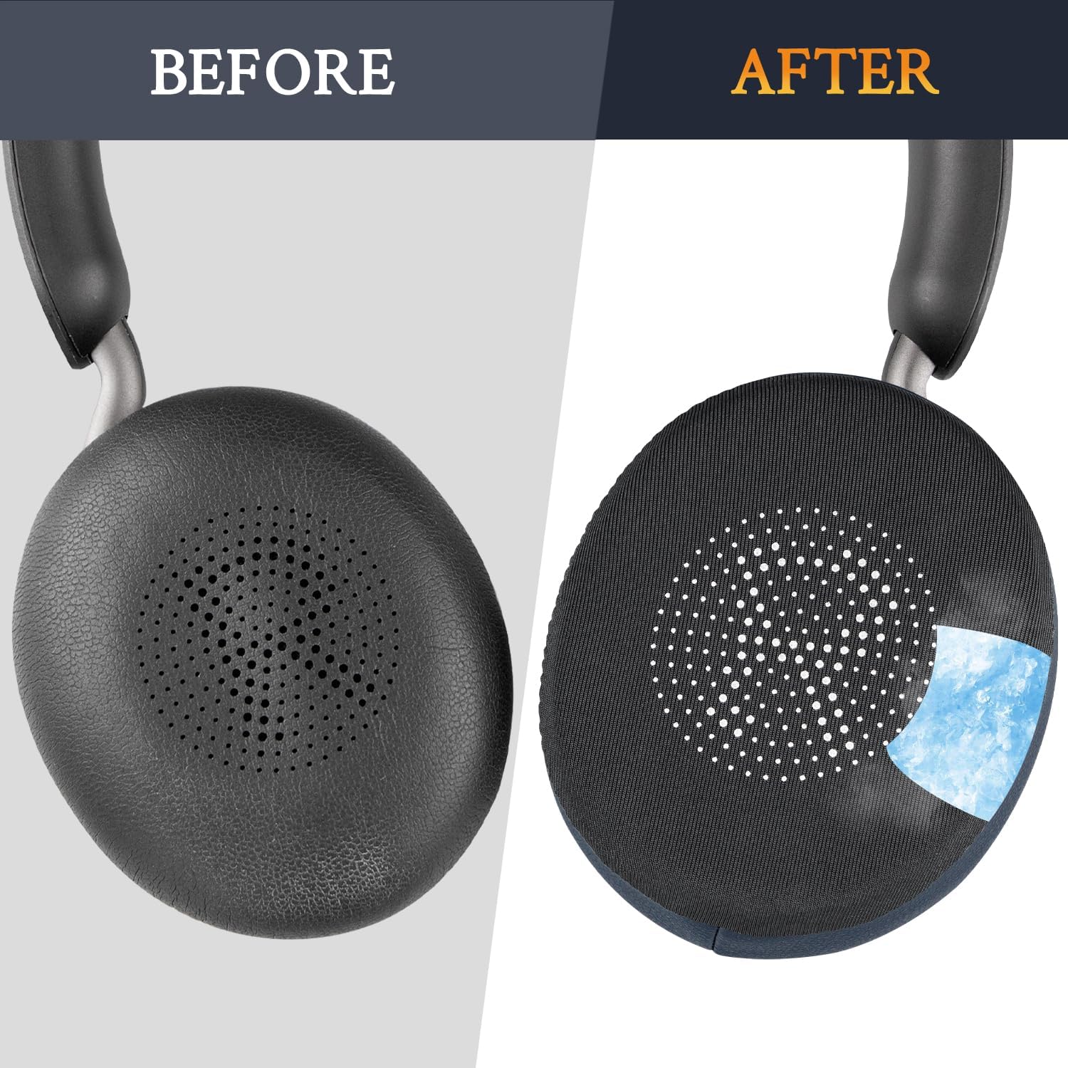 SOULWIT Earpads for Jabra Evolve2 65/40, Elite 45h - Cooling Gel