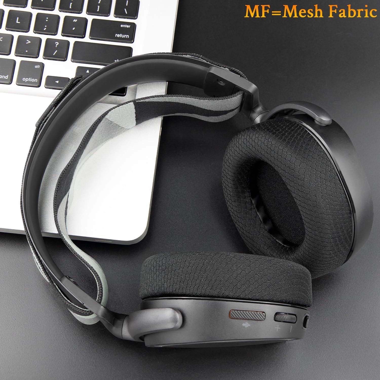 SOULWIT Earpads for SteelSeries Arctis 1/3/5/7/7+/7P/7P+/7X/7X+/9/9X/Pro/Prime - Mesh Fabric