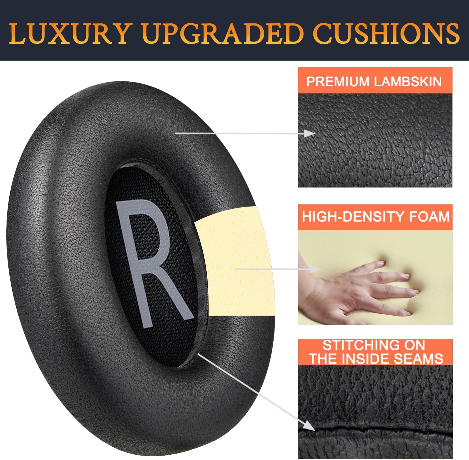SOULWIT Earpads for Bose 700 - Lambskin