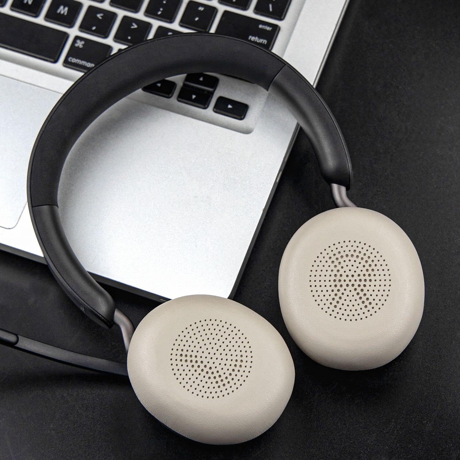 SOULWIT Earpads for Jabra Evolve2 65/40, Elite 45h - Protein Leather