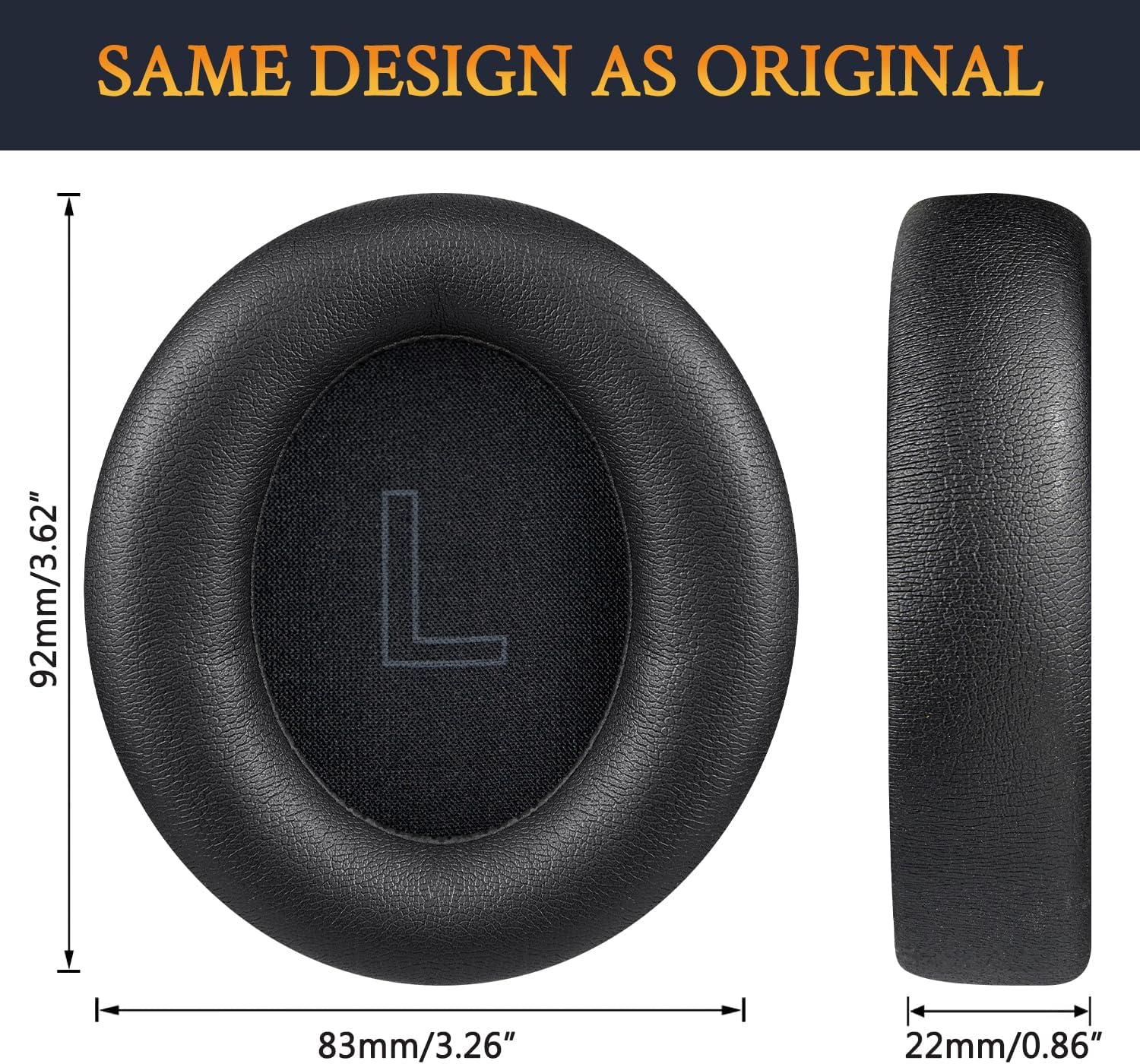 SOULWIT Earpads for Anker Soundcore Life Q30/Q35 - Protein Leather