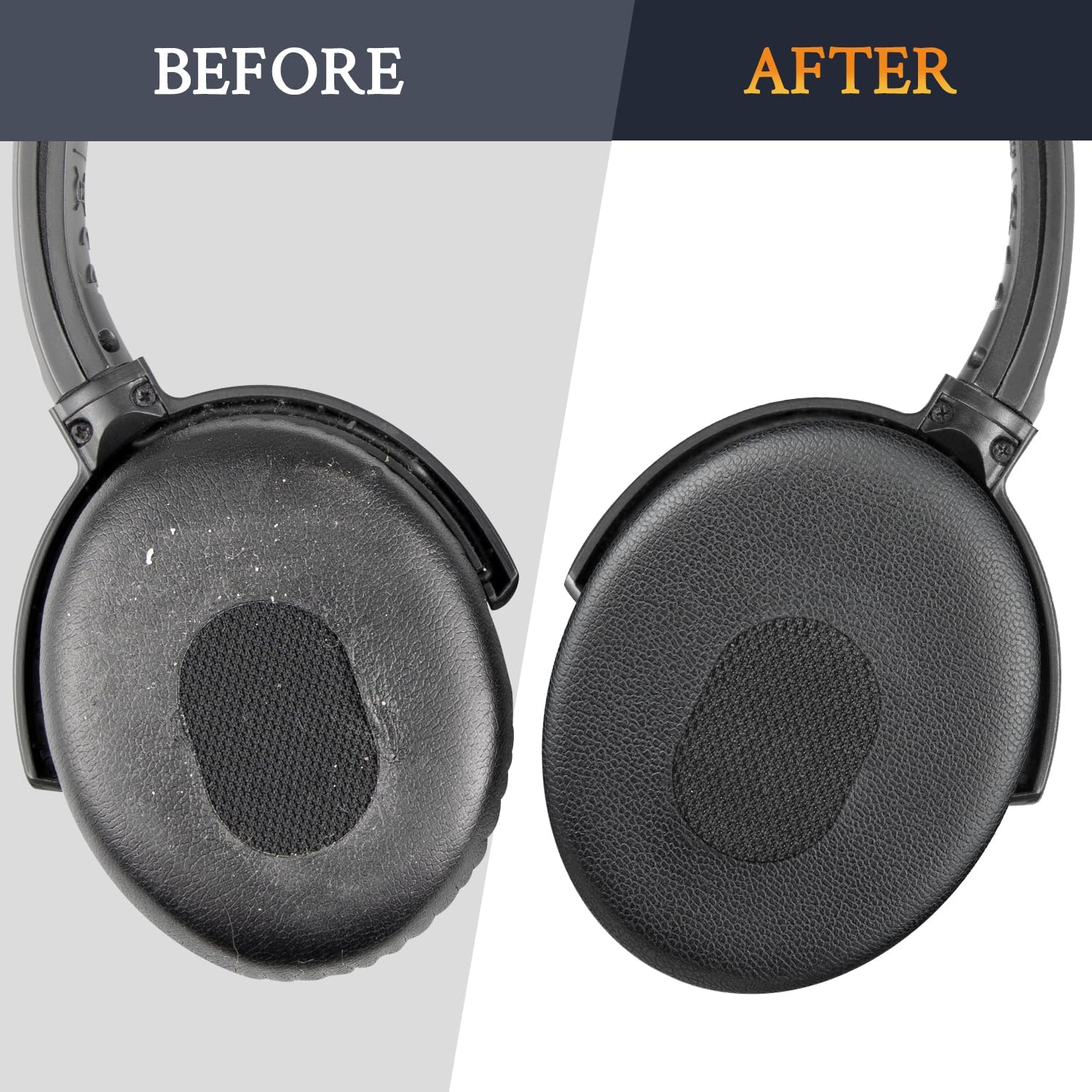 SOULWIT Earpads for Bose QuietComfort 3 (QC3) and Bose On-Ear Headphones (OE1) - Protein Leather