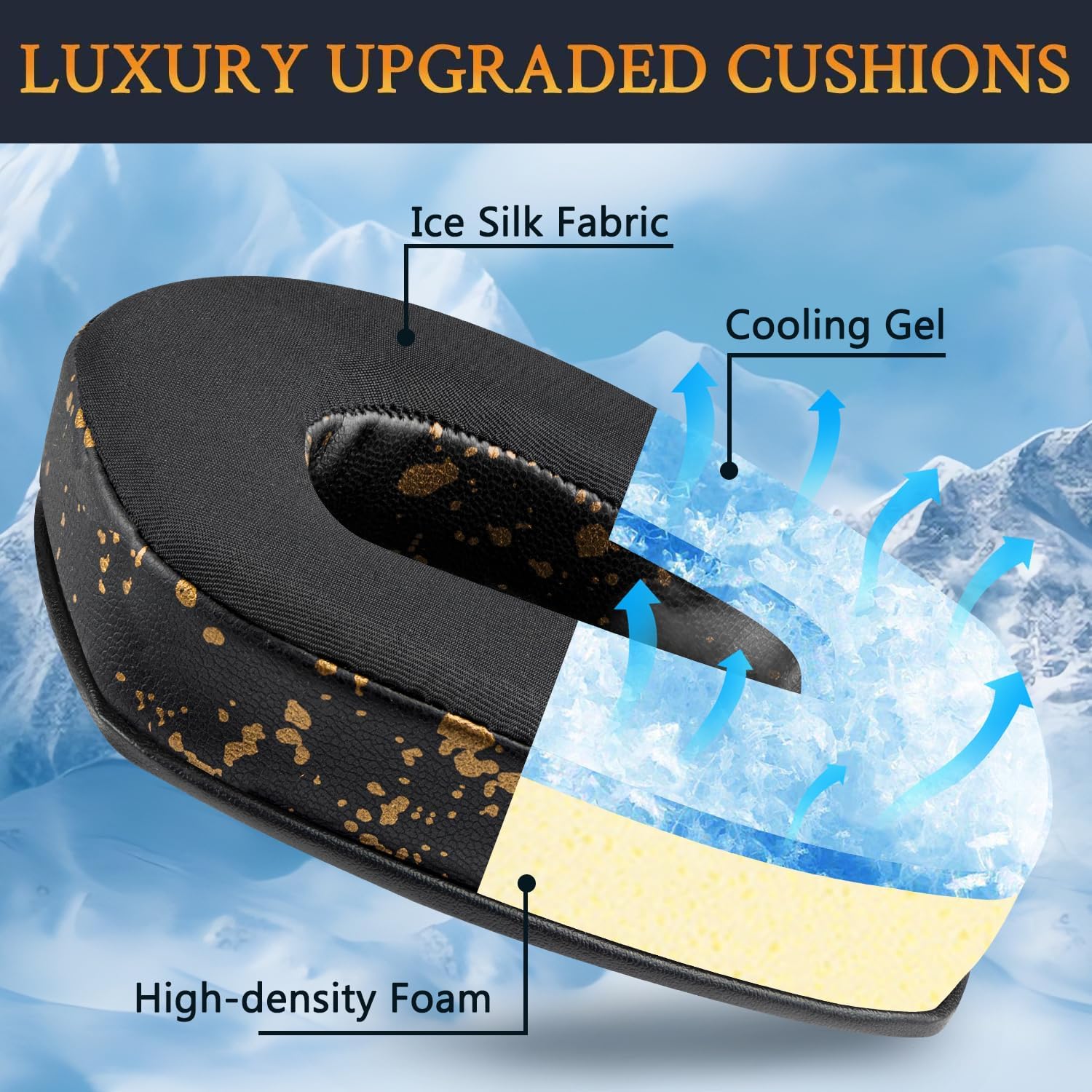 SOULWIT Earpads for Sennheiser RS165, RS175, RS185, RS195 - Protein Leather
