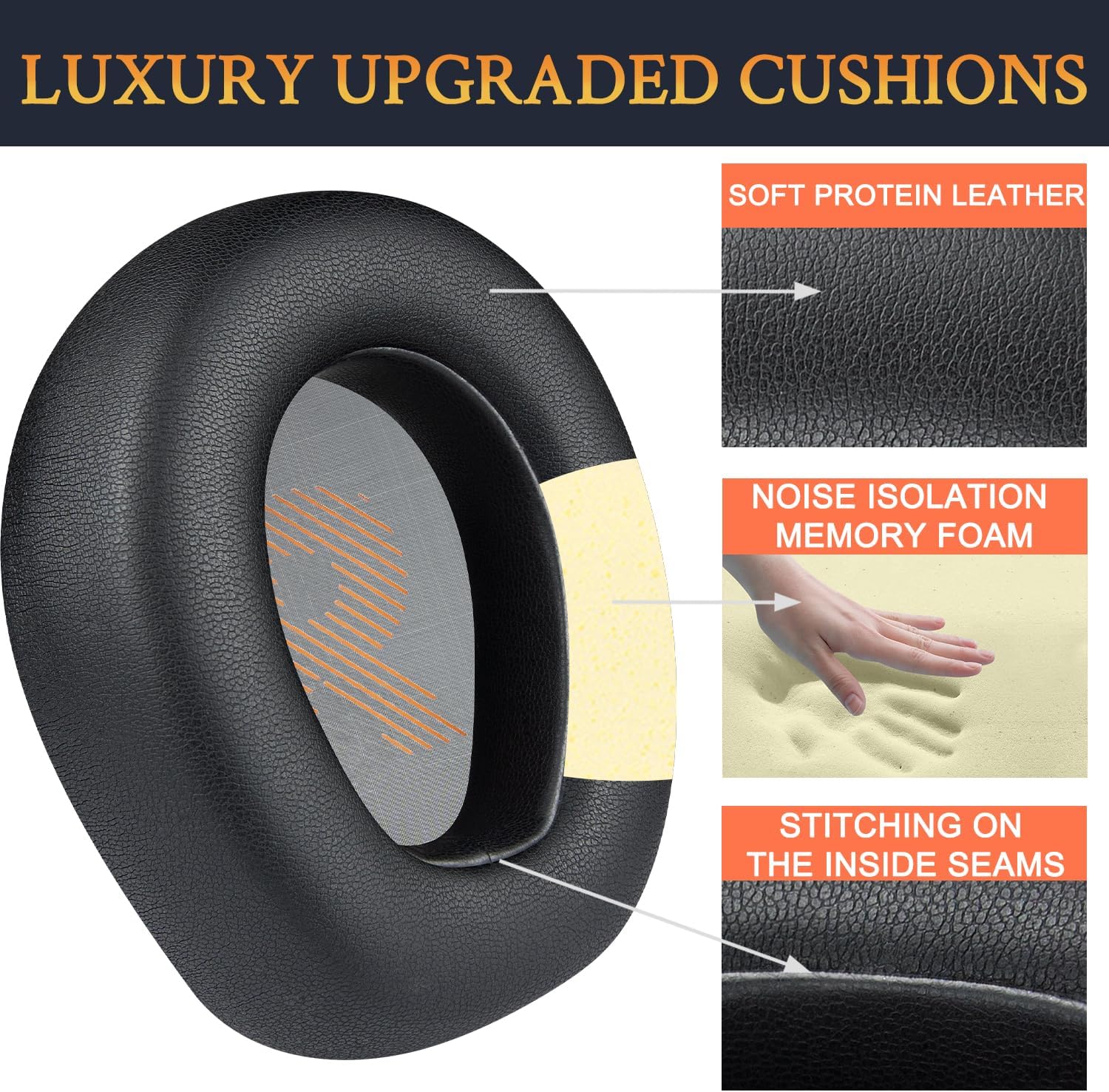 SOULWIT Earpads for JBL Quantum One - Protein Leather