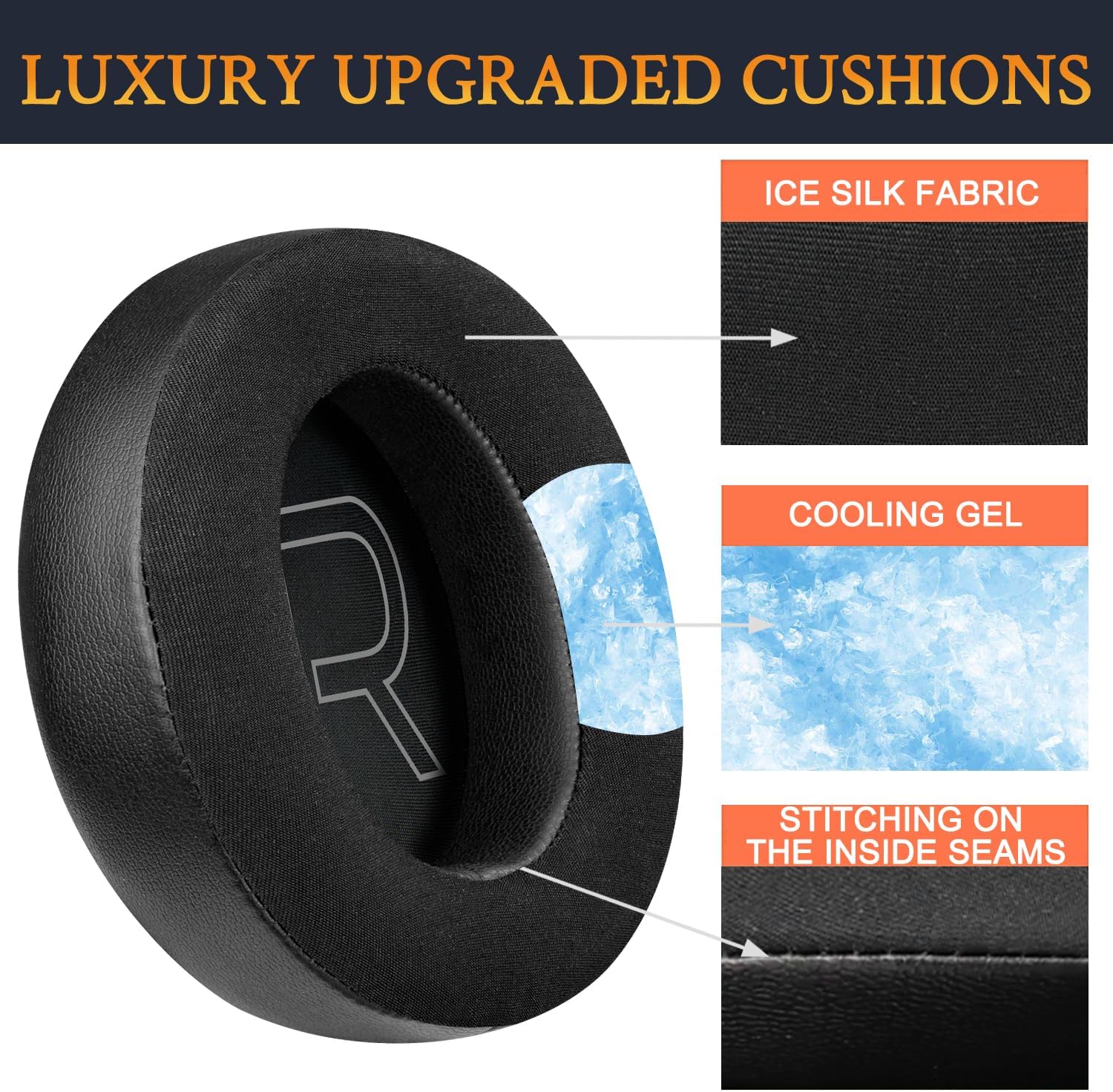 SOULWIT Earpads for Alienware AW310H/AW510H - Cooling Gel