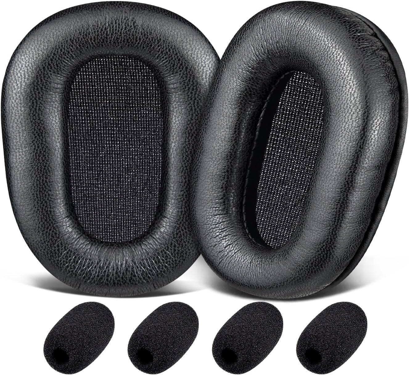 SOULWIT Earpads for BlueParrott B450-XT, S450-XT - Protein Leather
