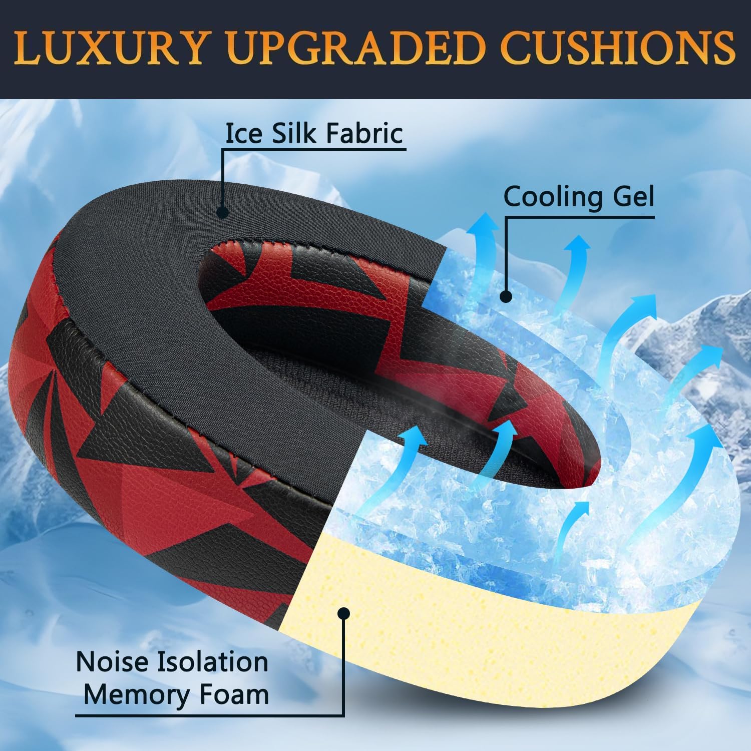 SOULWIT Earpads for Turtle Beach Stealth Pro - Cooling Gel