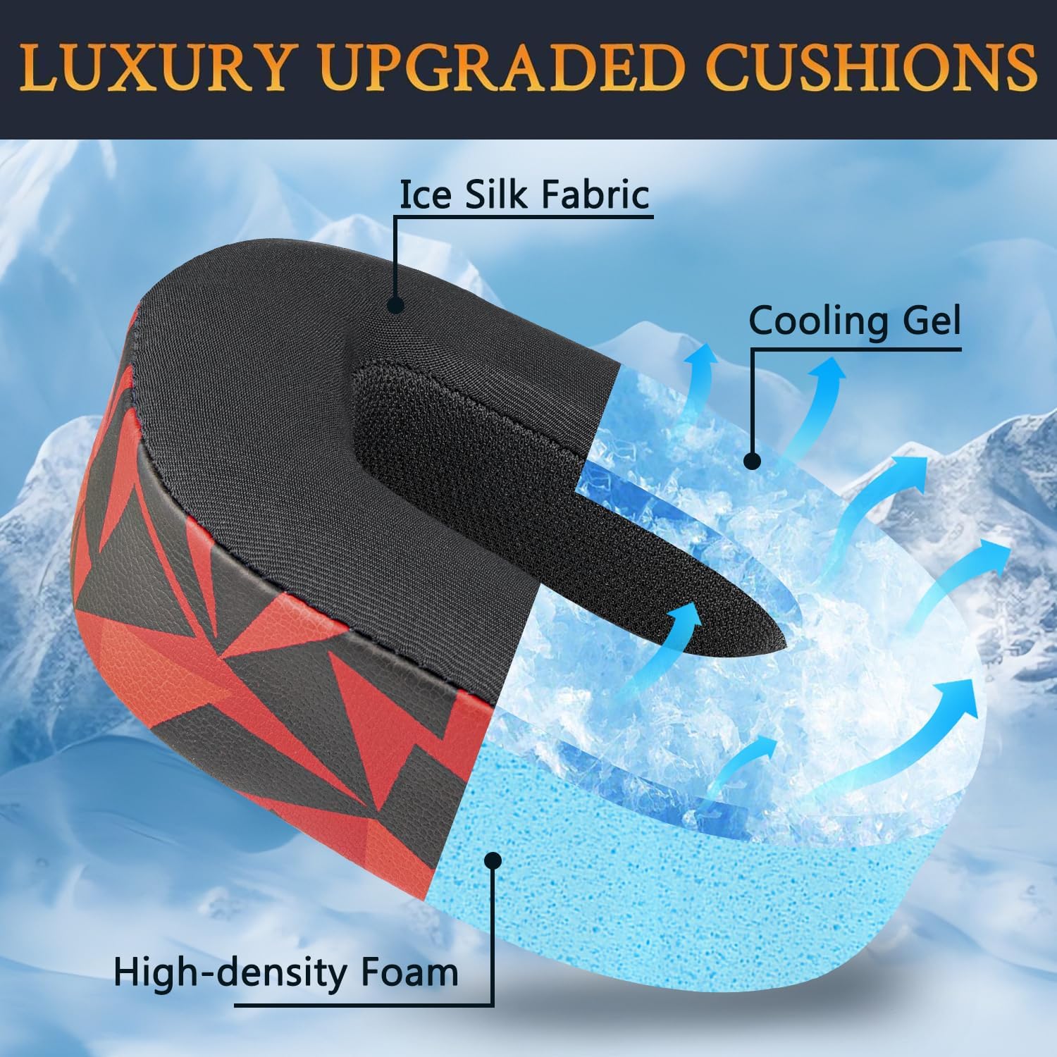 SOULWIT Earpads for Turtle Beach Stealth 700 Gen 2, 700 Gen 2 MAX - Cooling Gel