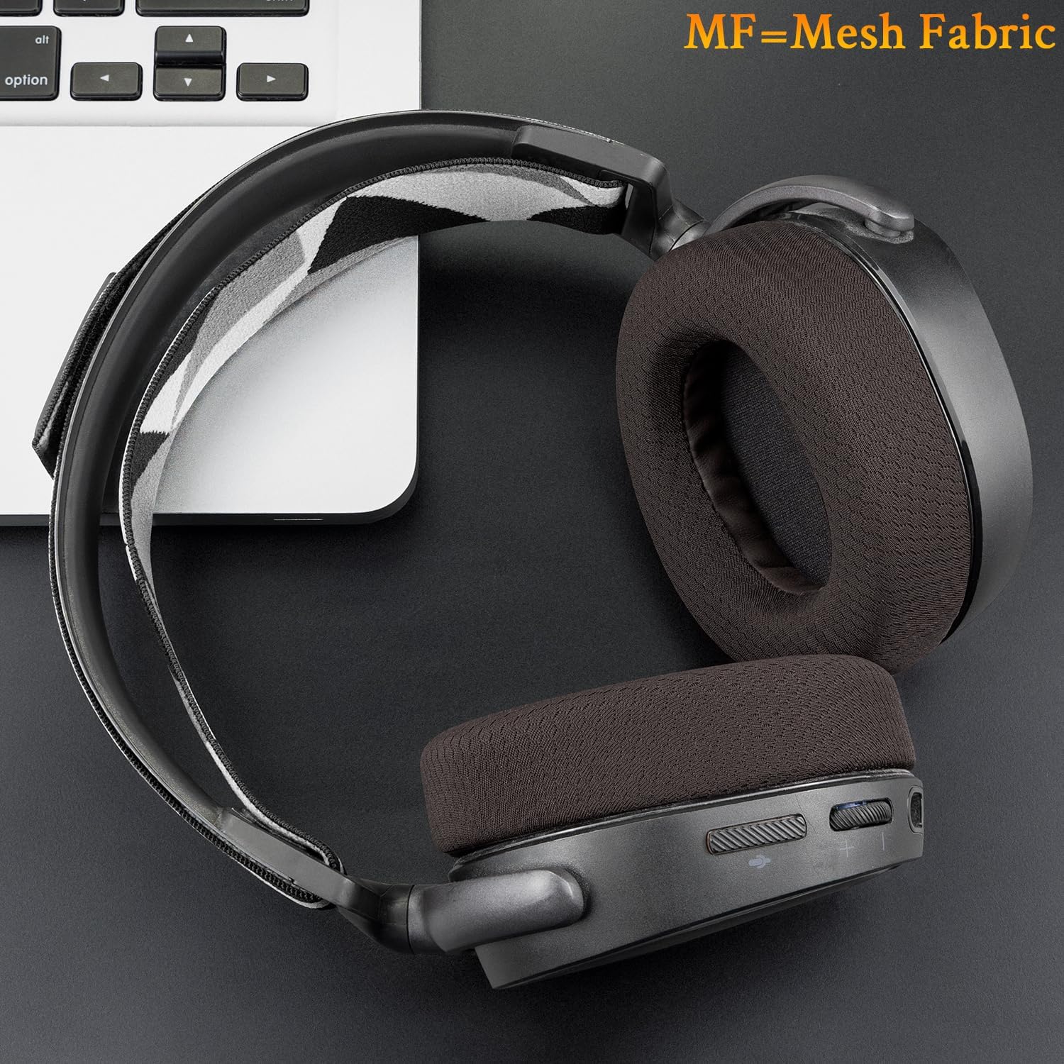 SOULWIT Earpads for SteelSeries Arctis 1/3/5/7/7+/7P/7P+/7X/7X+/9/9X/Pro/Prime - Mesh Fabric