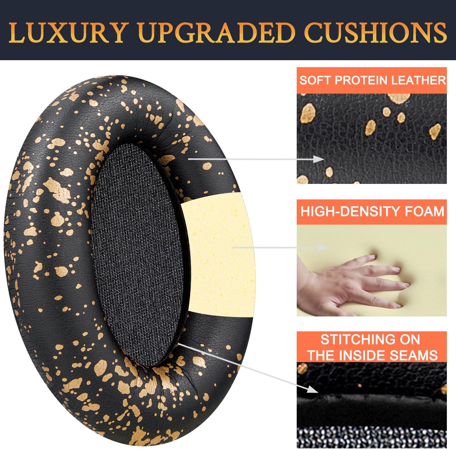 SOULWIT Earpads for Sony WH-1000XM3 - Protein Leather