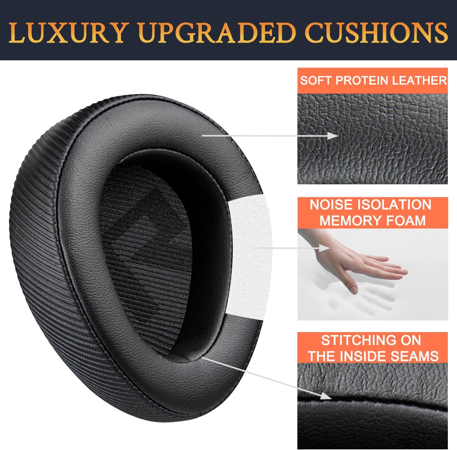 SOULWIT Earpads for ASUS ROG Delta II - Protein Leather