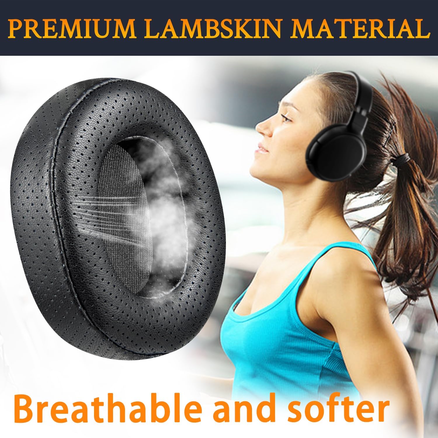 SOULWIT Earpads for SteelSeries Arctis 1/3/5/7/7+/7P/7P+/7X/7X+/9/9X/Pro/Prime - Lambskin