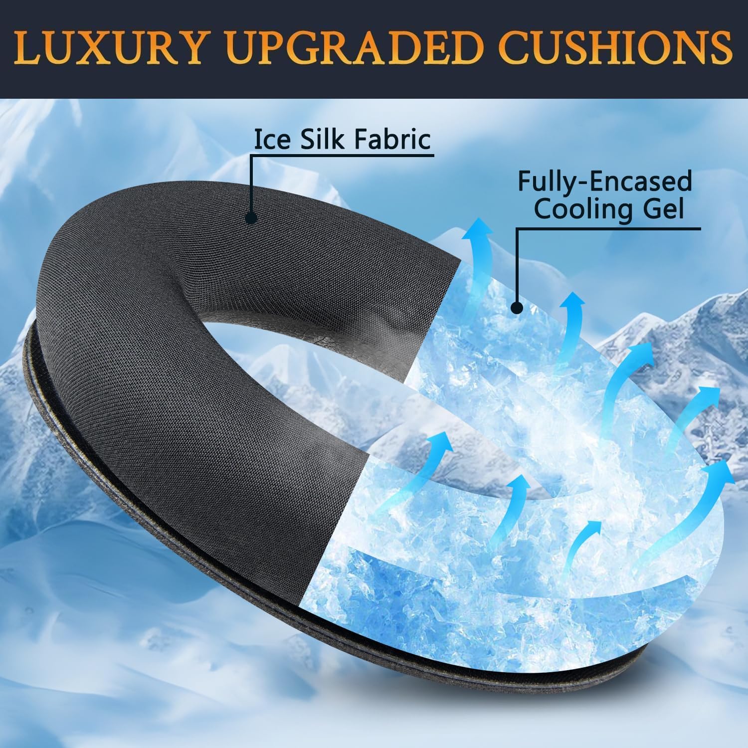 SOULWIT Earpads for Bose QuietComfort 45 Series - Full Cooling Gel
