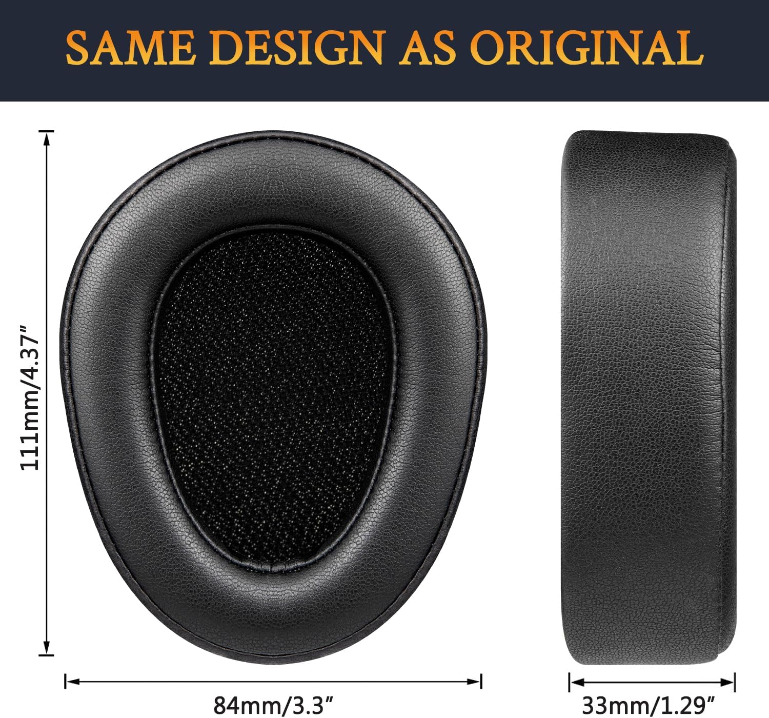 SOULWIT Earpads for Blue Ella, Lola, Sadie, Mix-Fi, Mo-Fi - Protein Leather